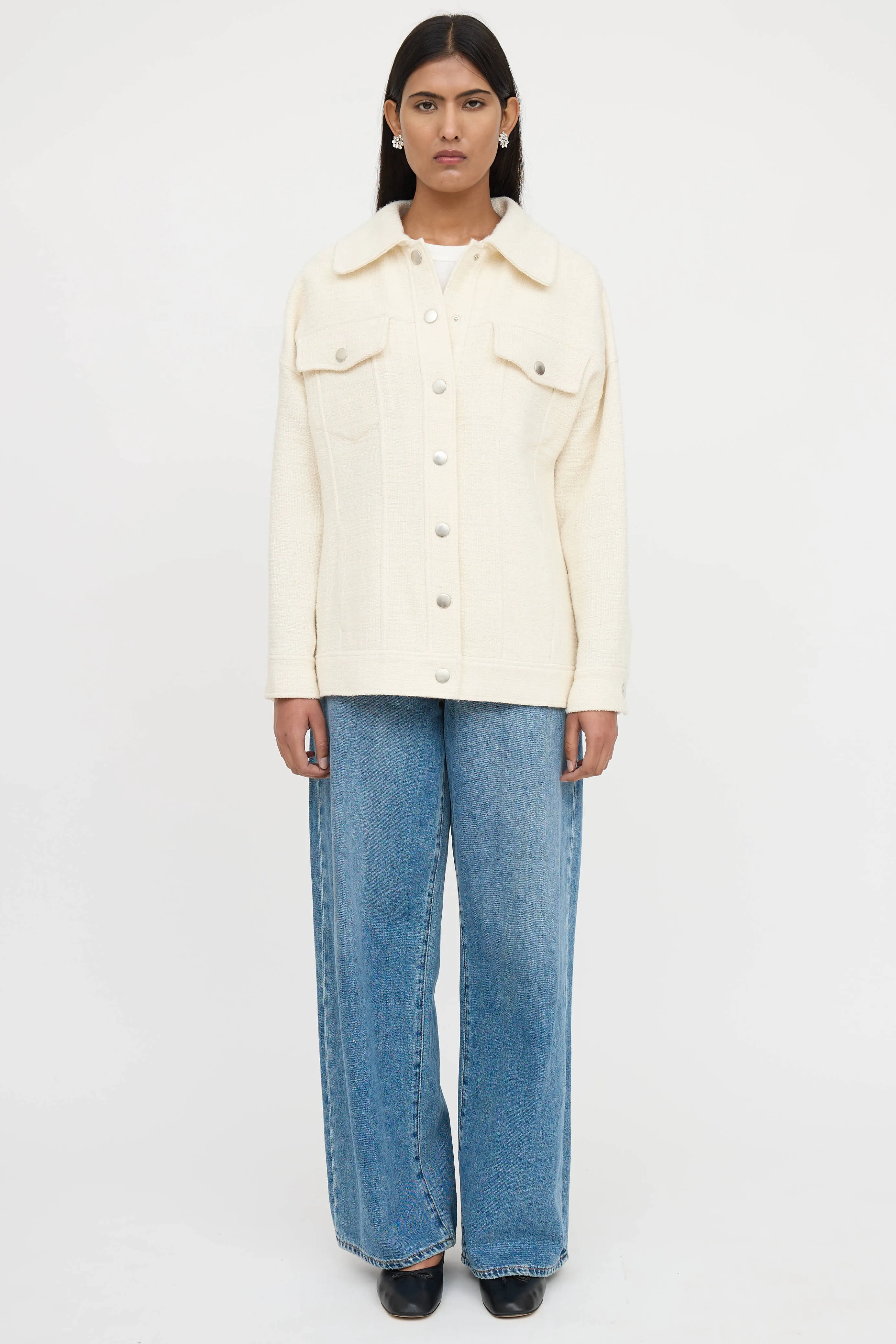 Benson Tweed Shirt Jacket sold by VSP Consignment product image thumbnail 2