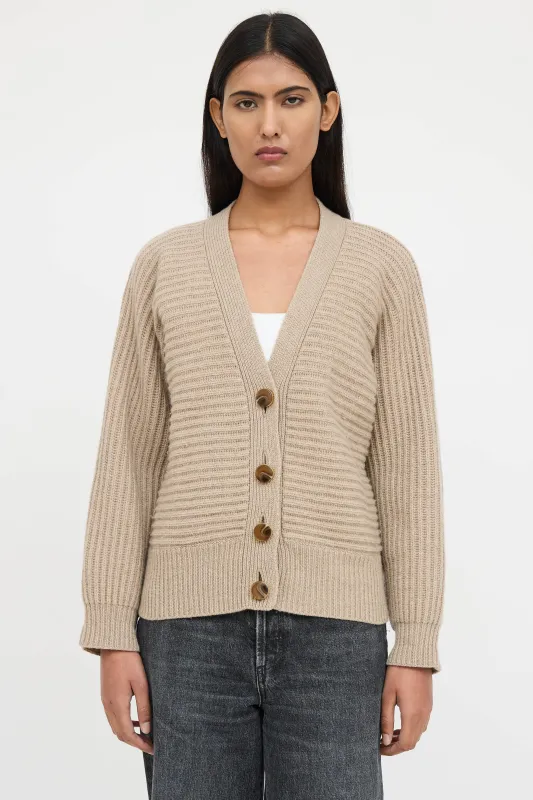 Cashmere Ribbed Cardigan made by Stella McCartney