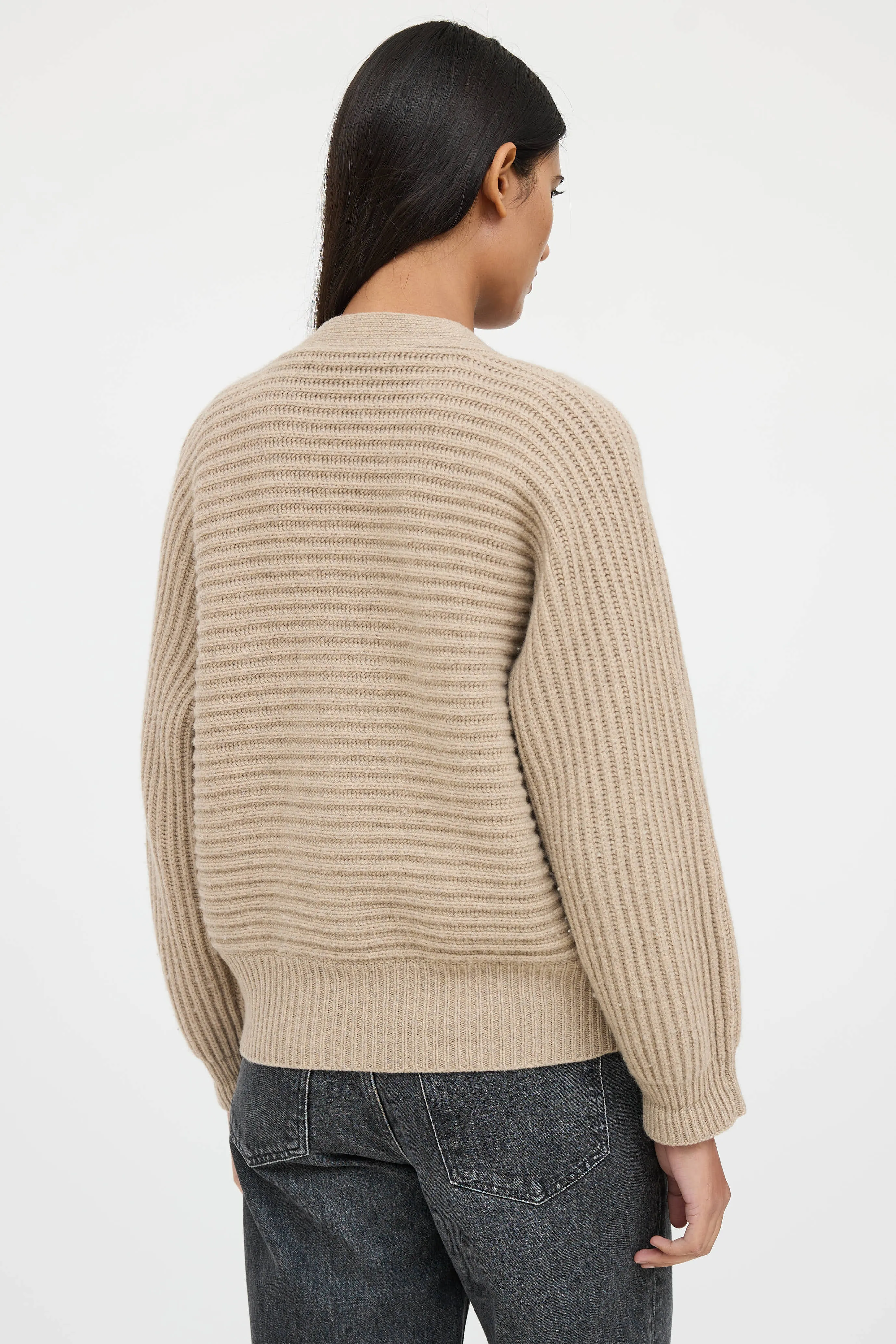 Cashmere Ribbed Cardigan sold by VSP Consignment product image thumbnail 4