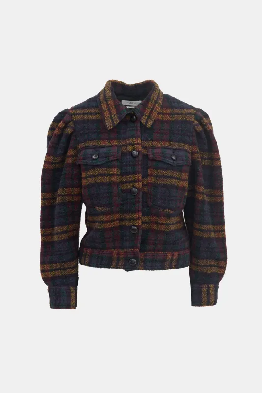 Wool Leiko Plaid Jacket sold by VSP Consignment