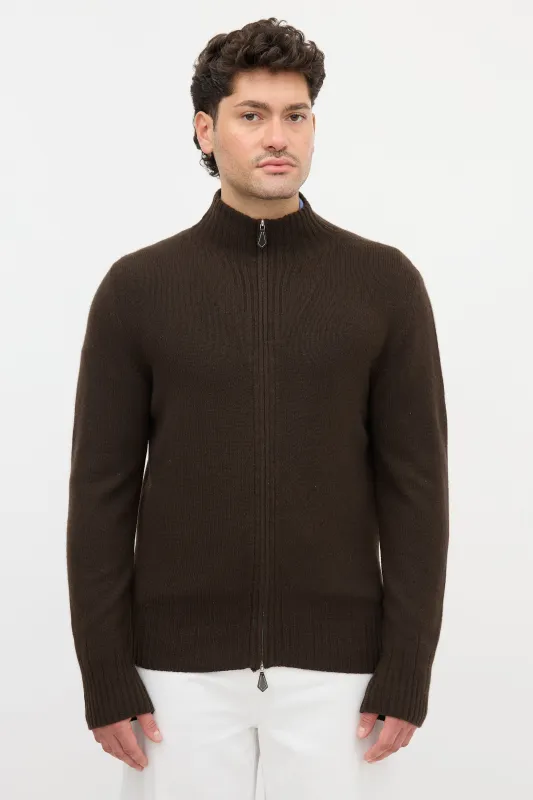 Cashmere Zip Sweater sold by VSP Consignment
