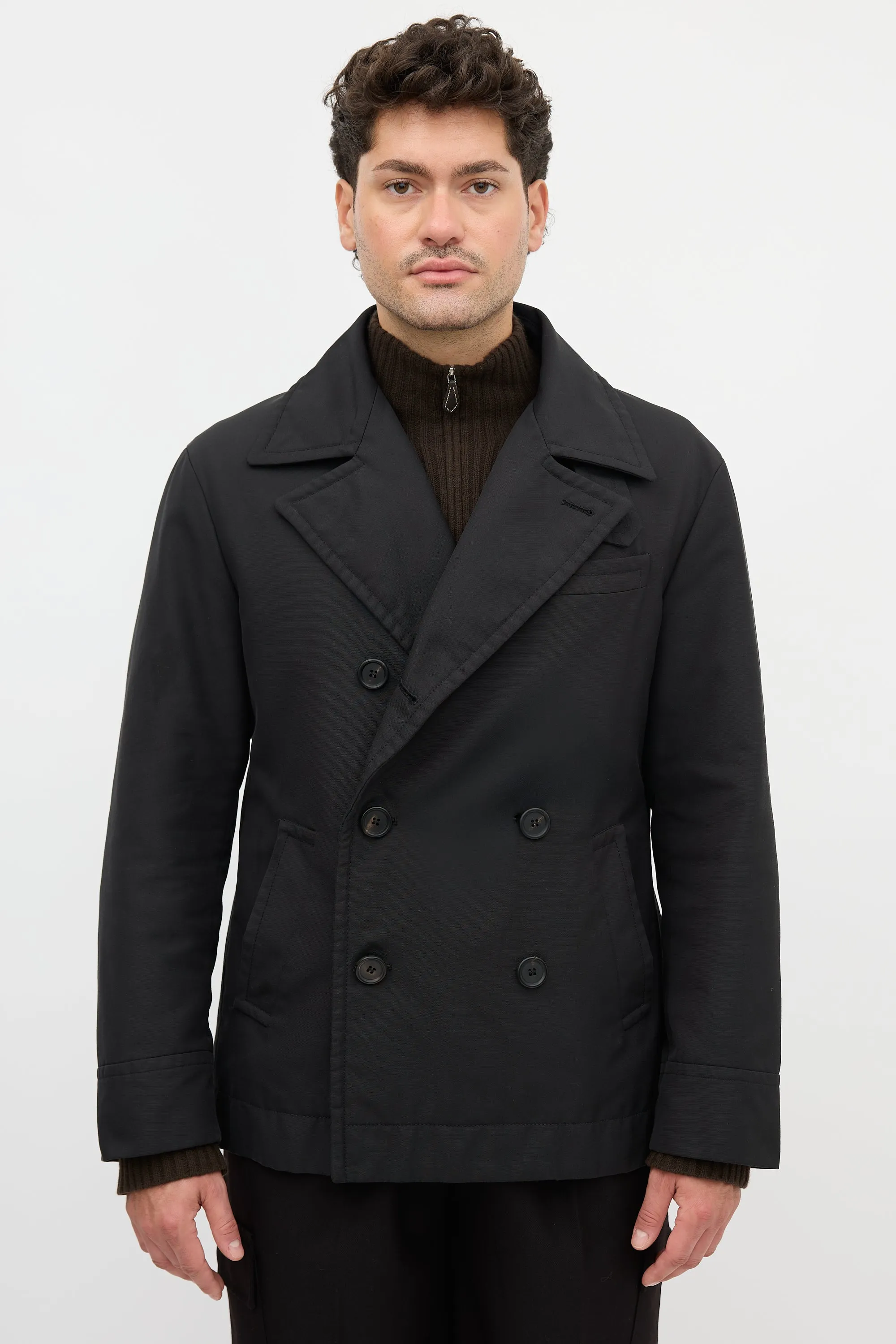 Removable Yoke Pea Coat sold by VSP Consignment
