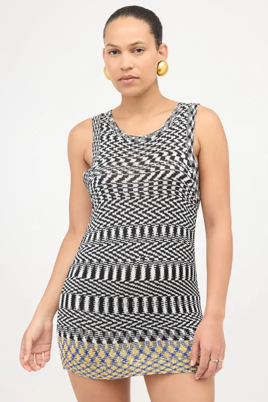 Zigzag Knit Mini Dress sold by VSP Consignment