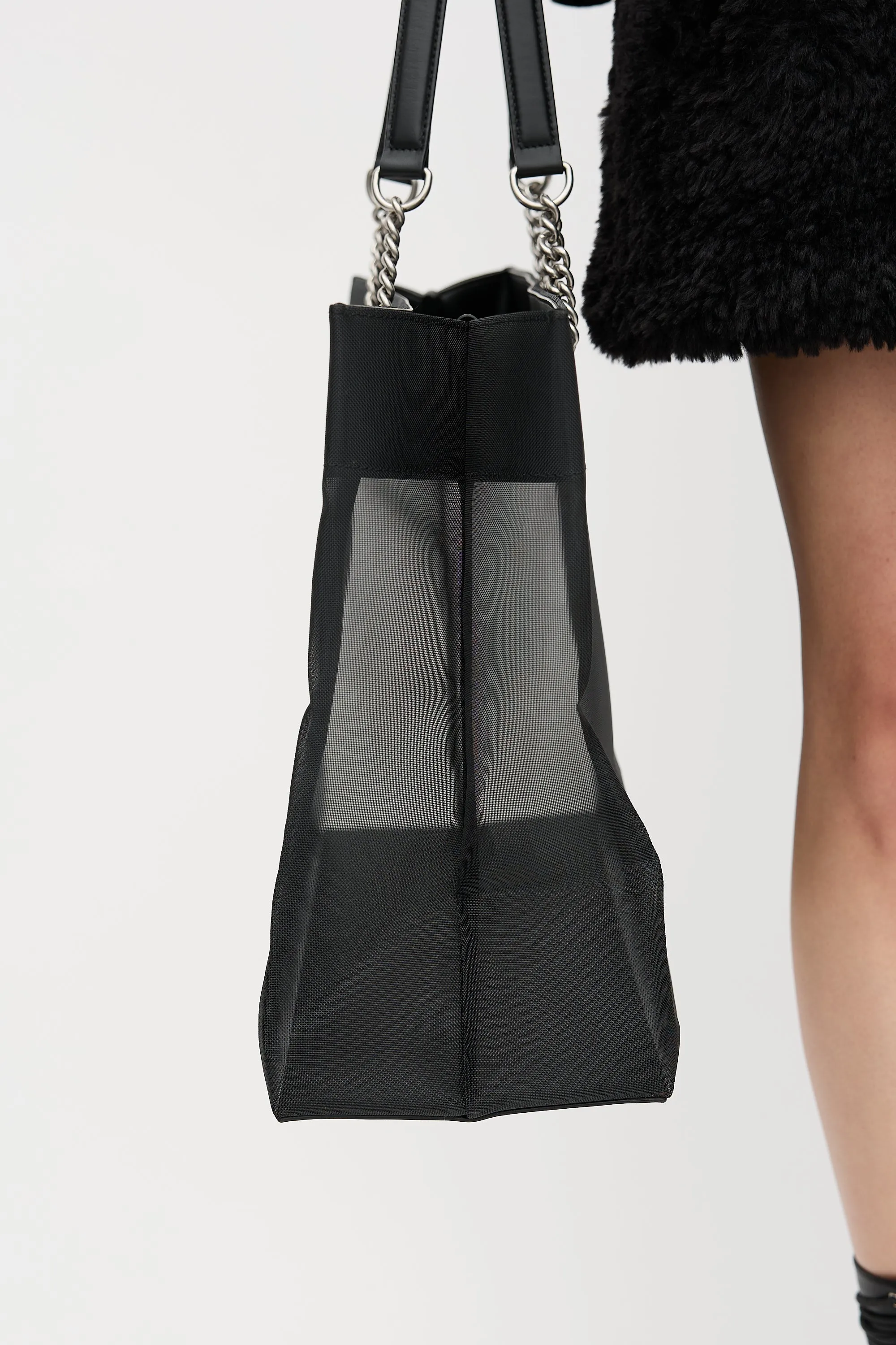 Mesh Duty Free Tote Bag sold by VSP Consignment product image thumbnail 5