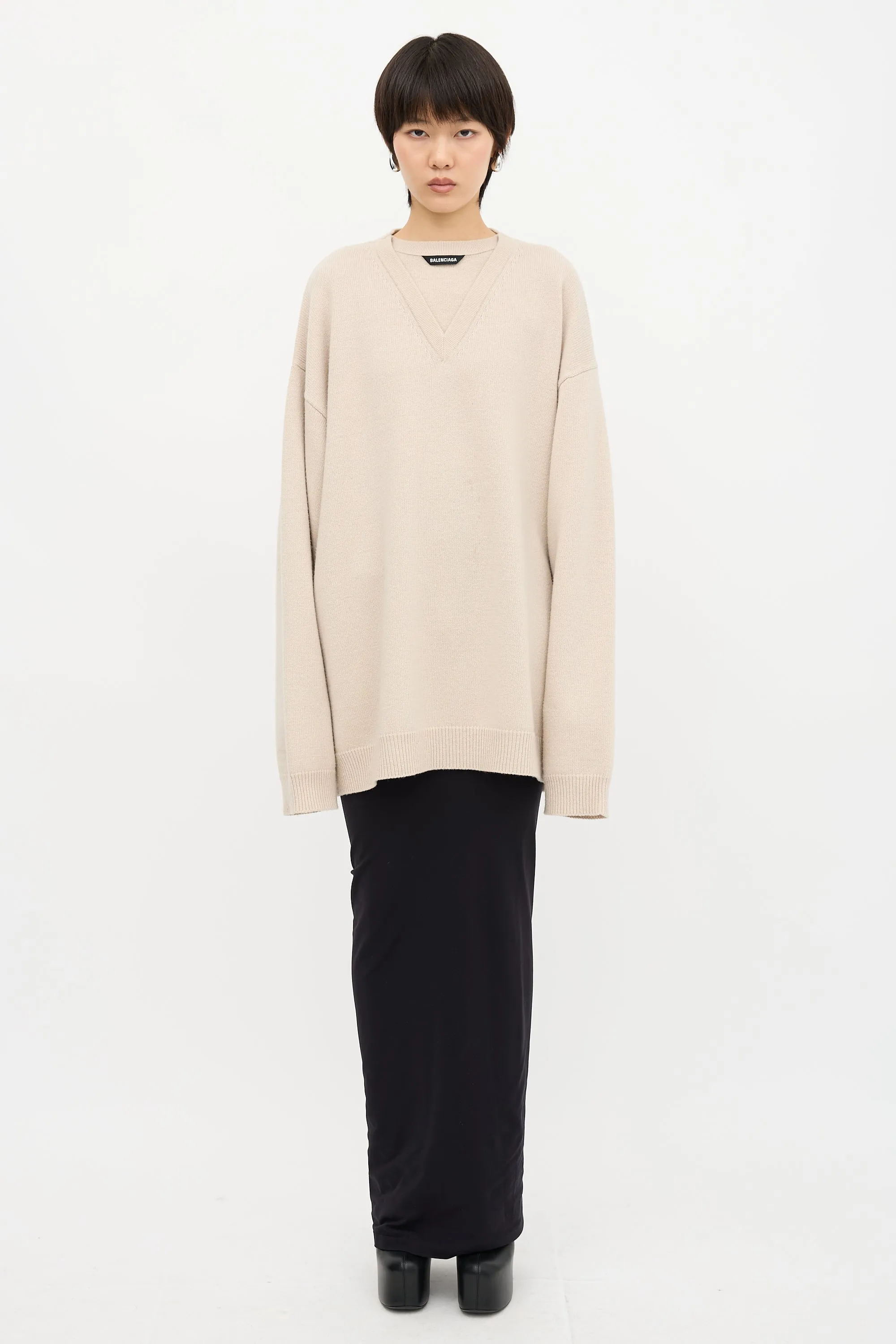 Wool Double Neck Sweater sold by VSP Consignment product image thumbnail 3