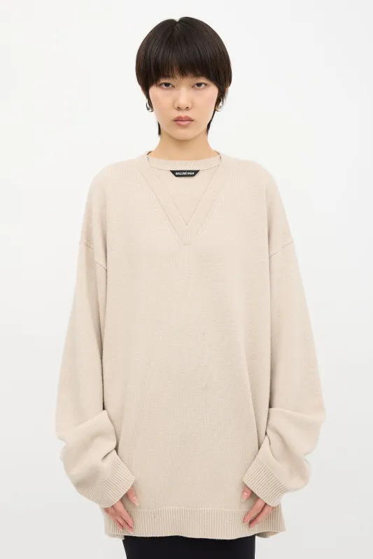 Wool Double Neck Sweater sold by VSP Consignment