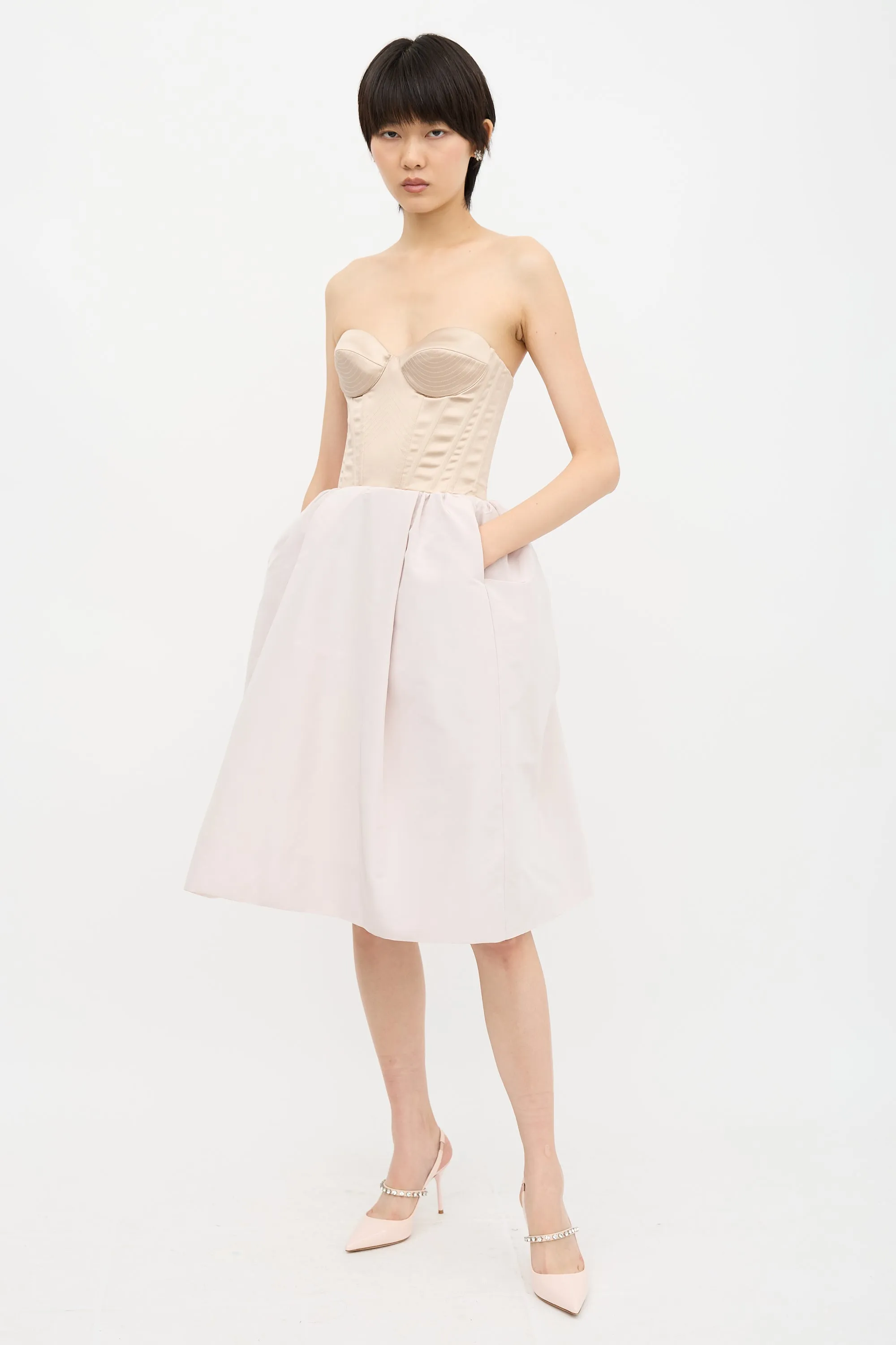 A-Line Bustier Dress sold by VSP Consignment product image thumbnail 4