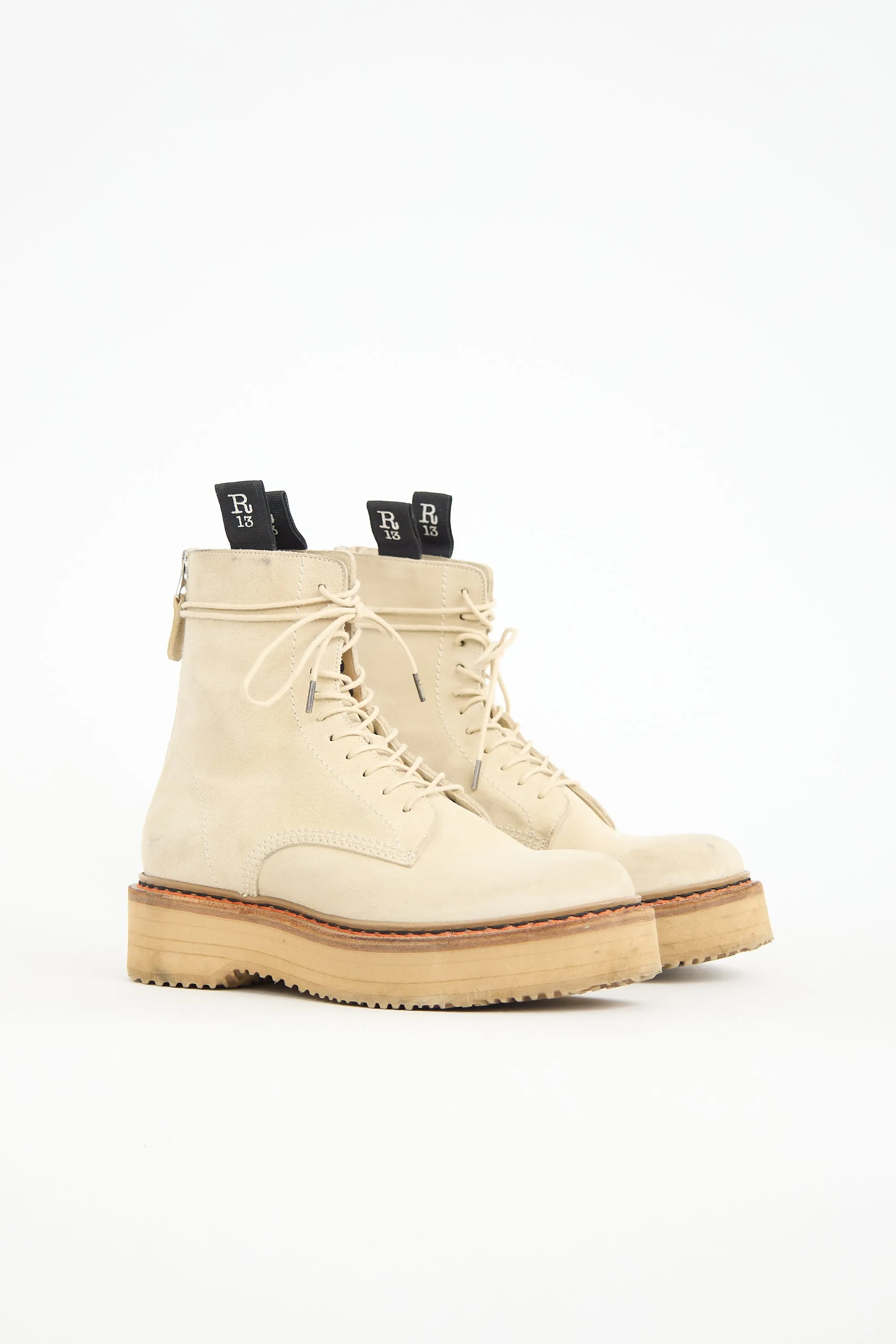 Suede Single Stack Boot sold by VSP Consignment product image thumbnail 2