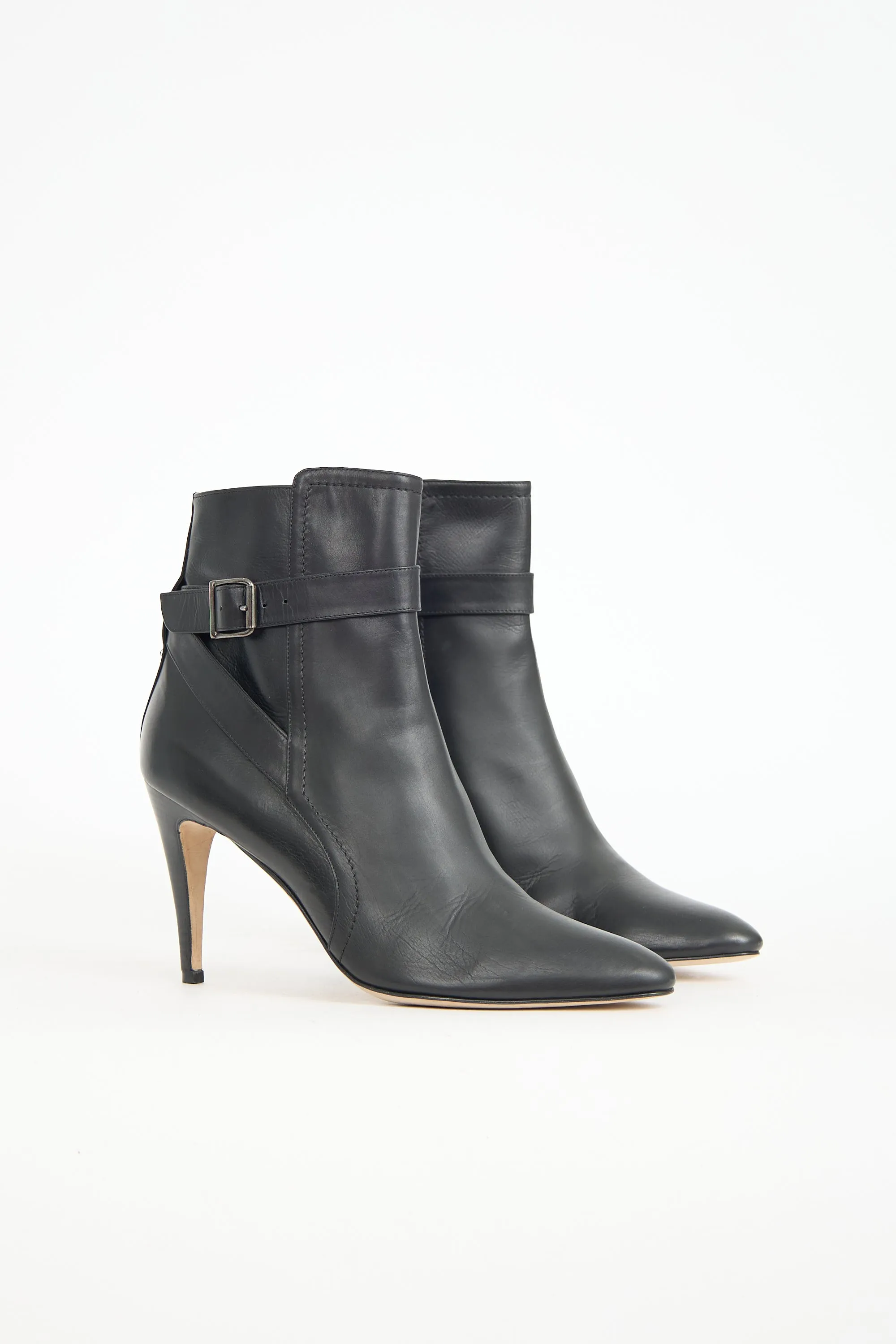 Leather Stiletto Boot sold by VSP Consignment product image thumbnail 2
