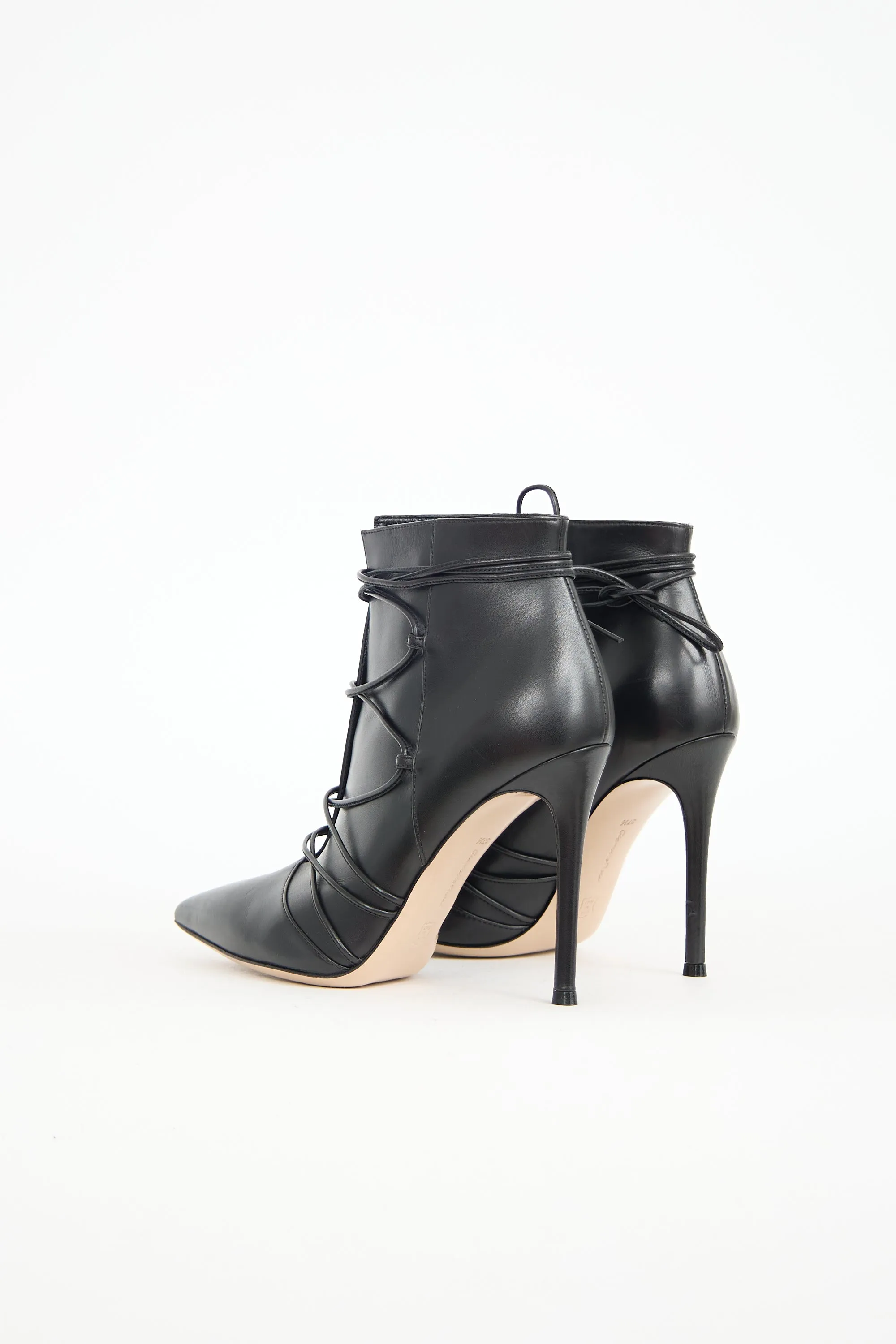 Leather Lace Up Boot sold by VSP Consignment product image thumbnail 4