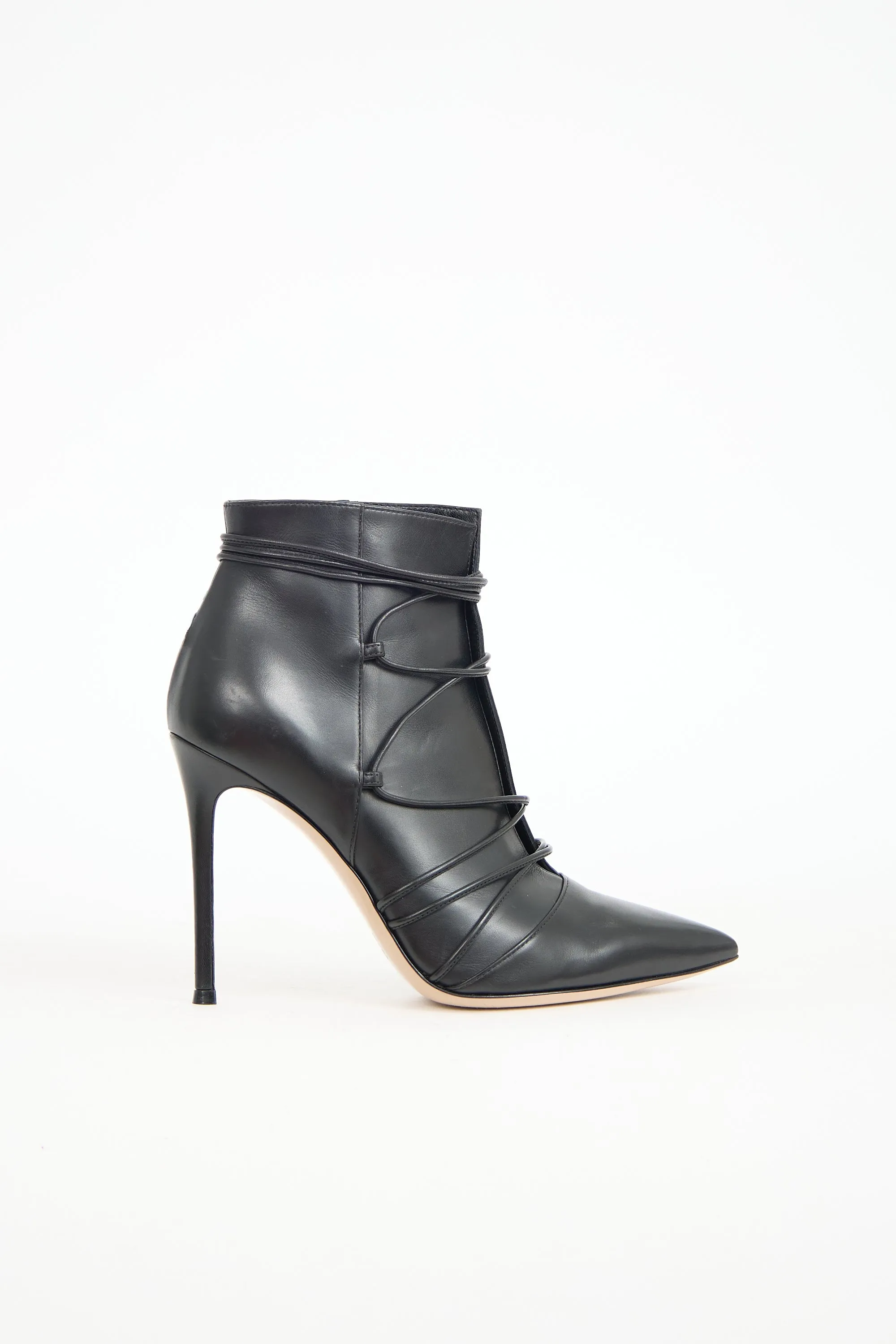 Leather Lace Up Boot sold by VSP Consignment