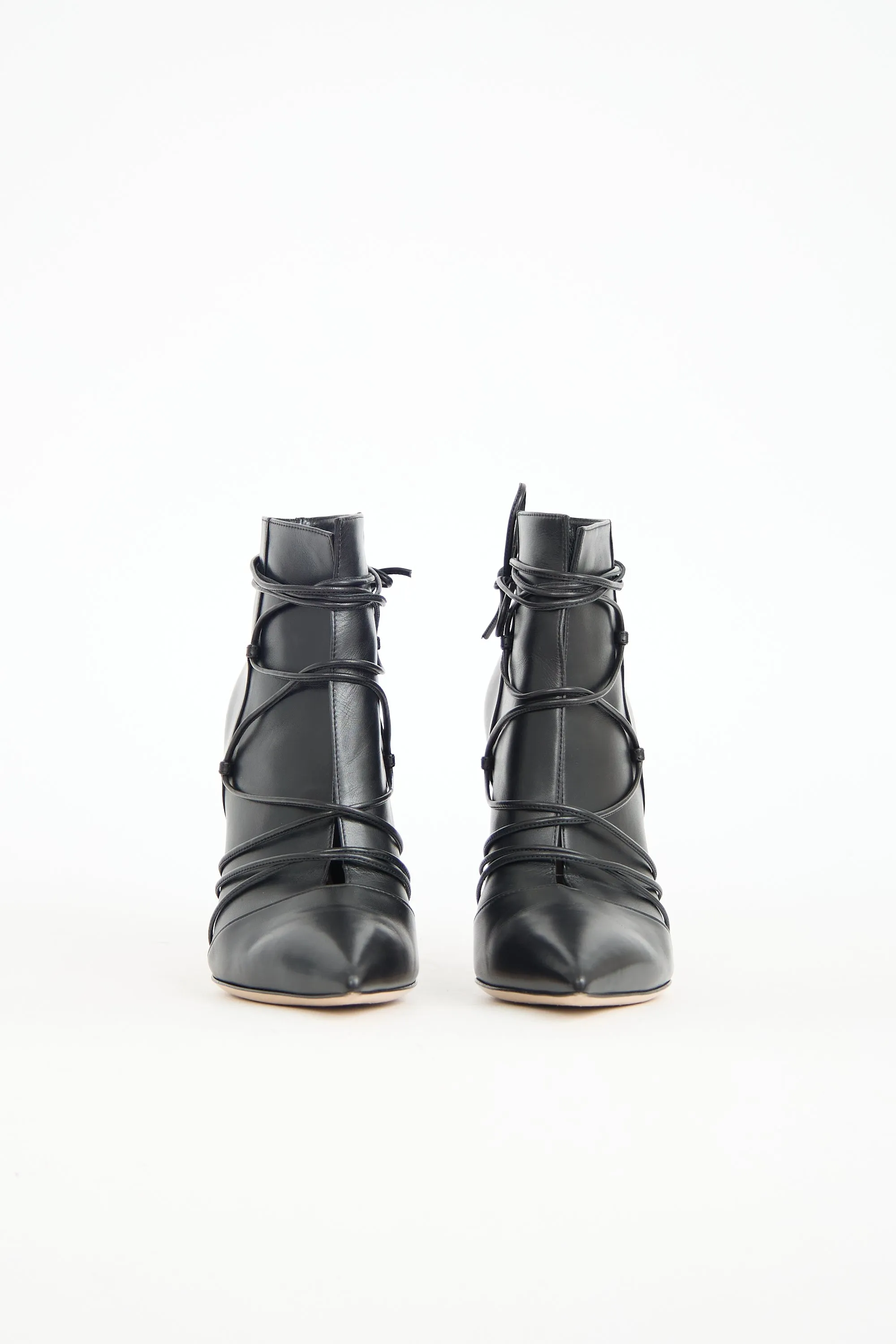 Leather Lace Up Boot sold by VSP Consignment product image thumbnail 3
