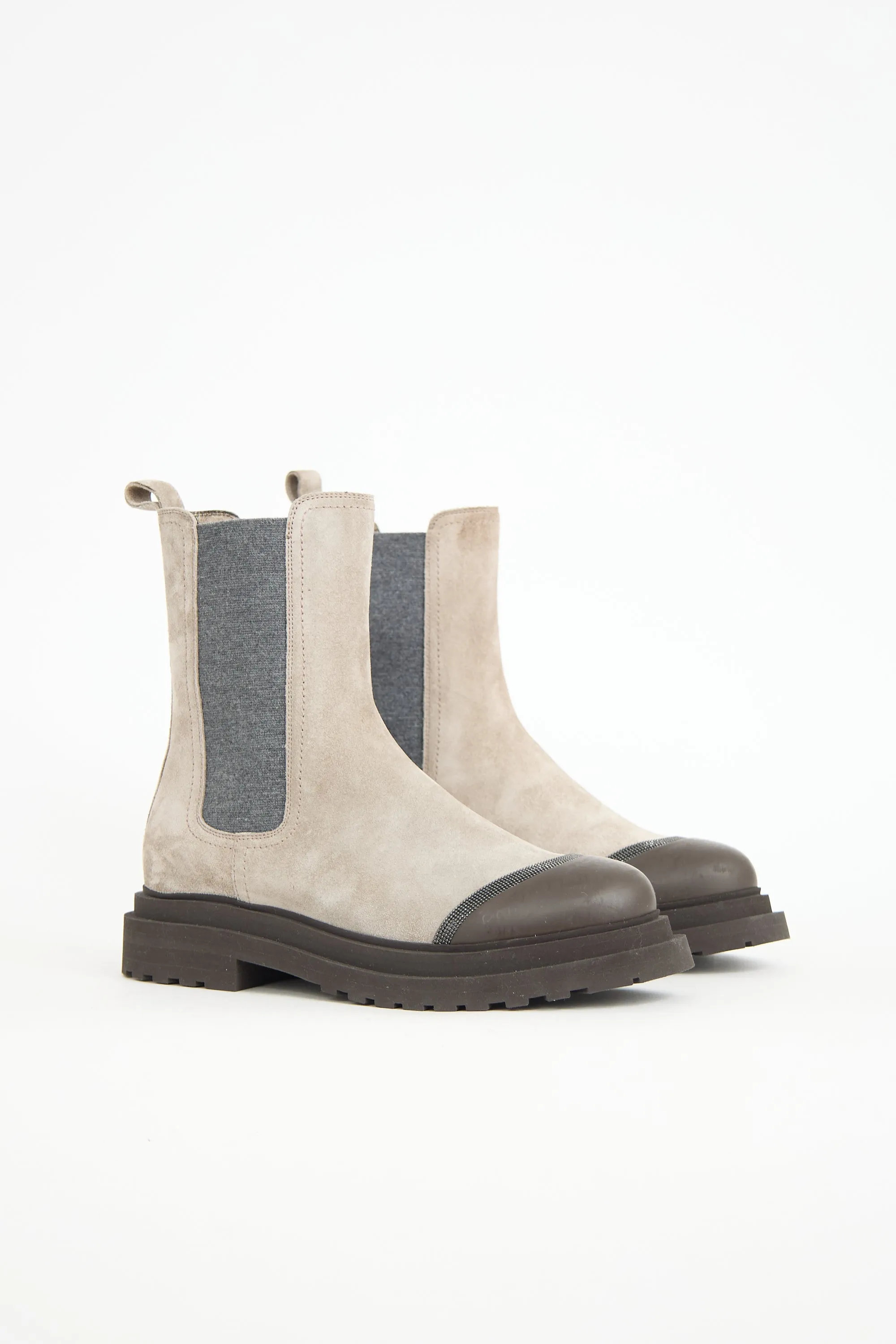 Suede Monili Chelsea Boot sold by VSP Consignment product image thumbnail 2