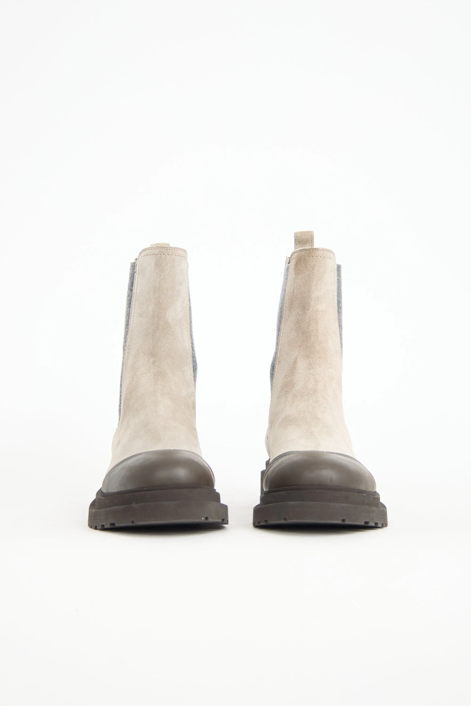 Suede Monili Chelsea Boot sold by VSP Consignment product image thumbnail 3