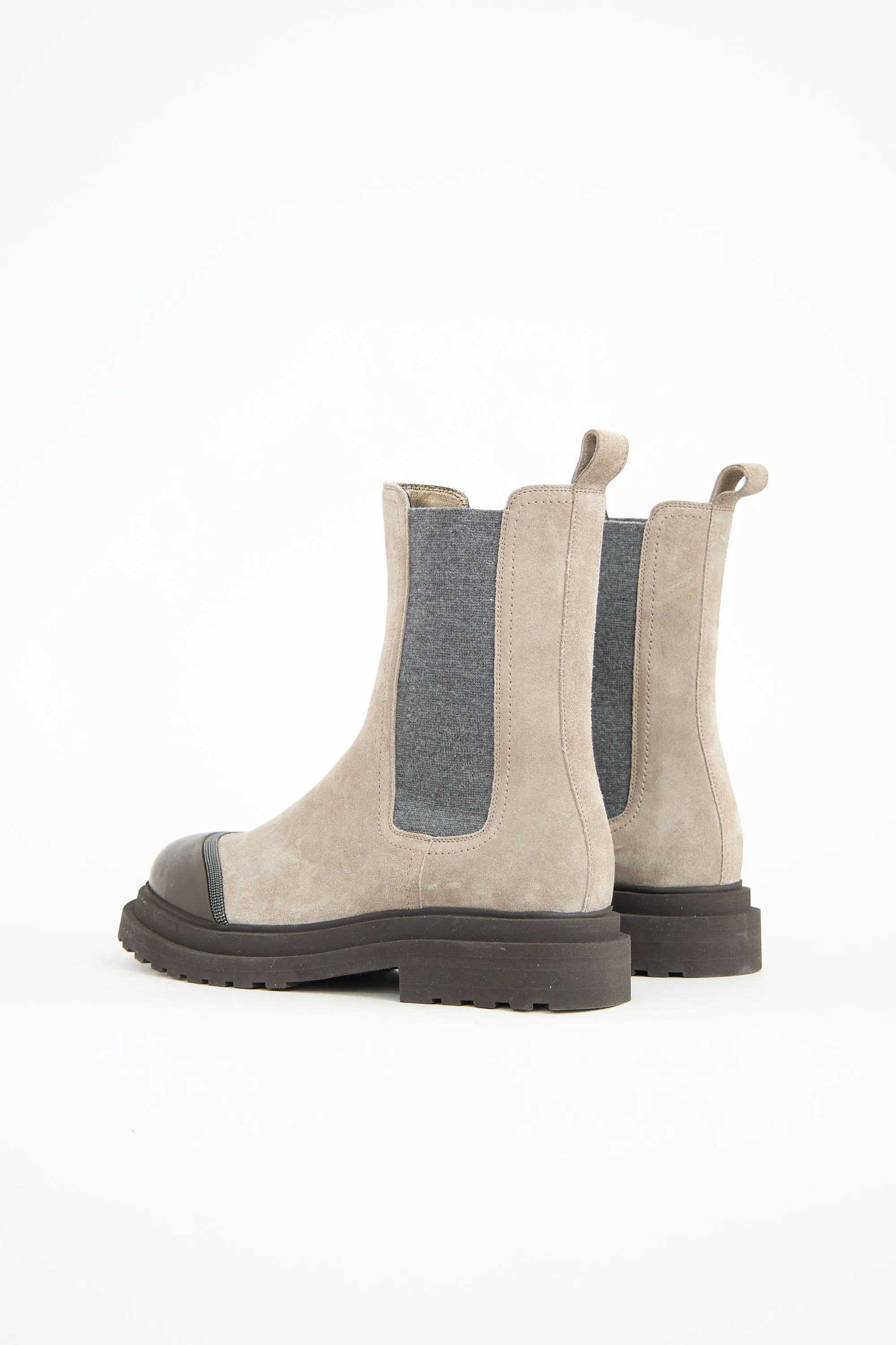 Suede Monili Chelsea Boot sold by VSP Consignment product image thumbnail 4