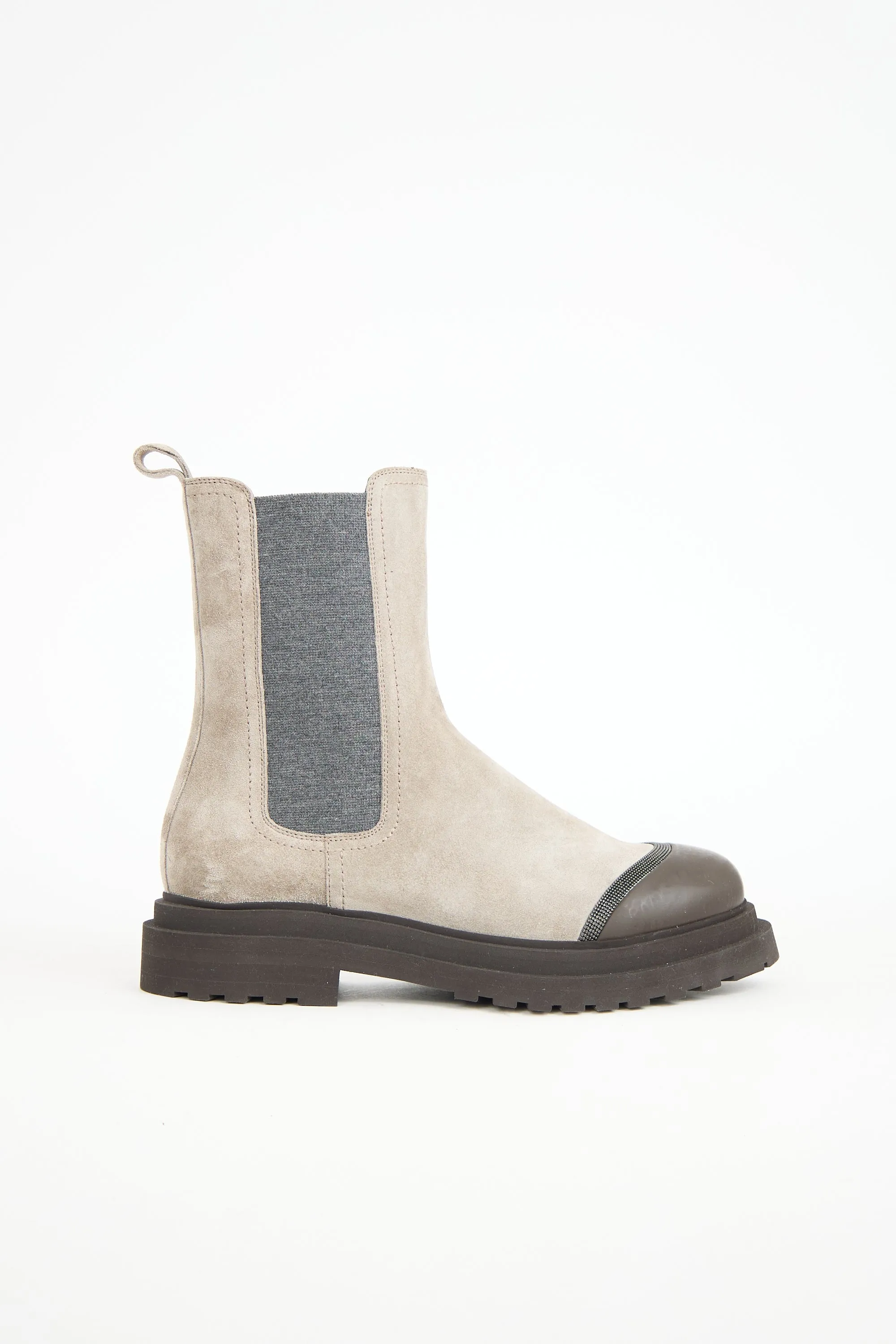 Suede Monili Chelsea Boot sold by VSP Consignment