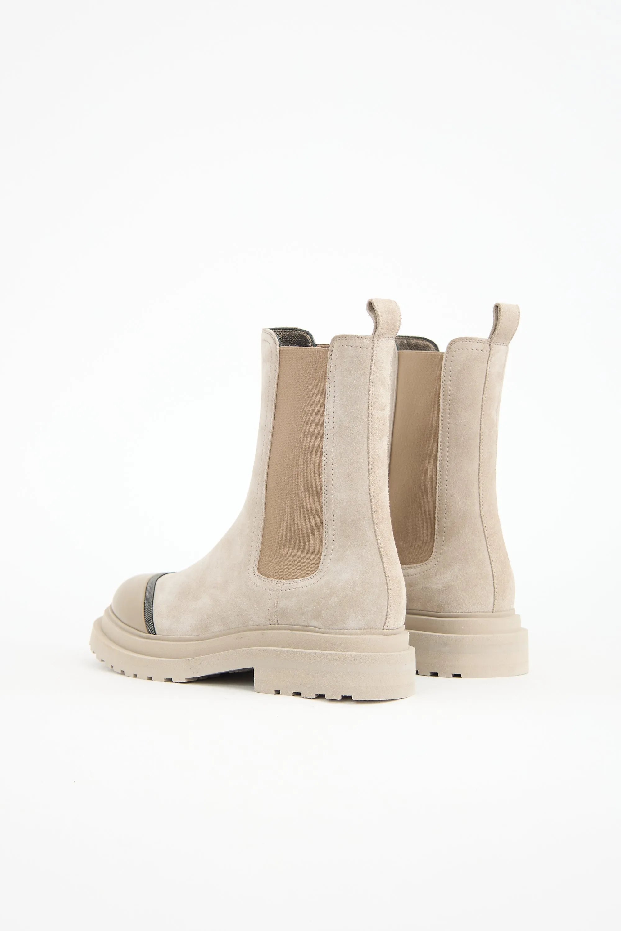 Suede Monili Chelsea Boot sold by VSP Consignment product image thumbnail 4