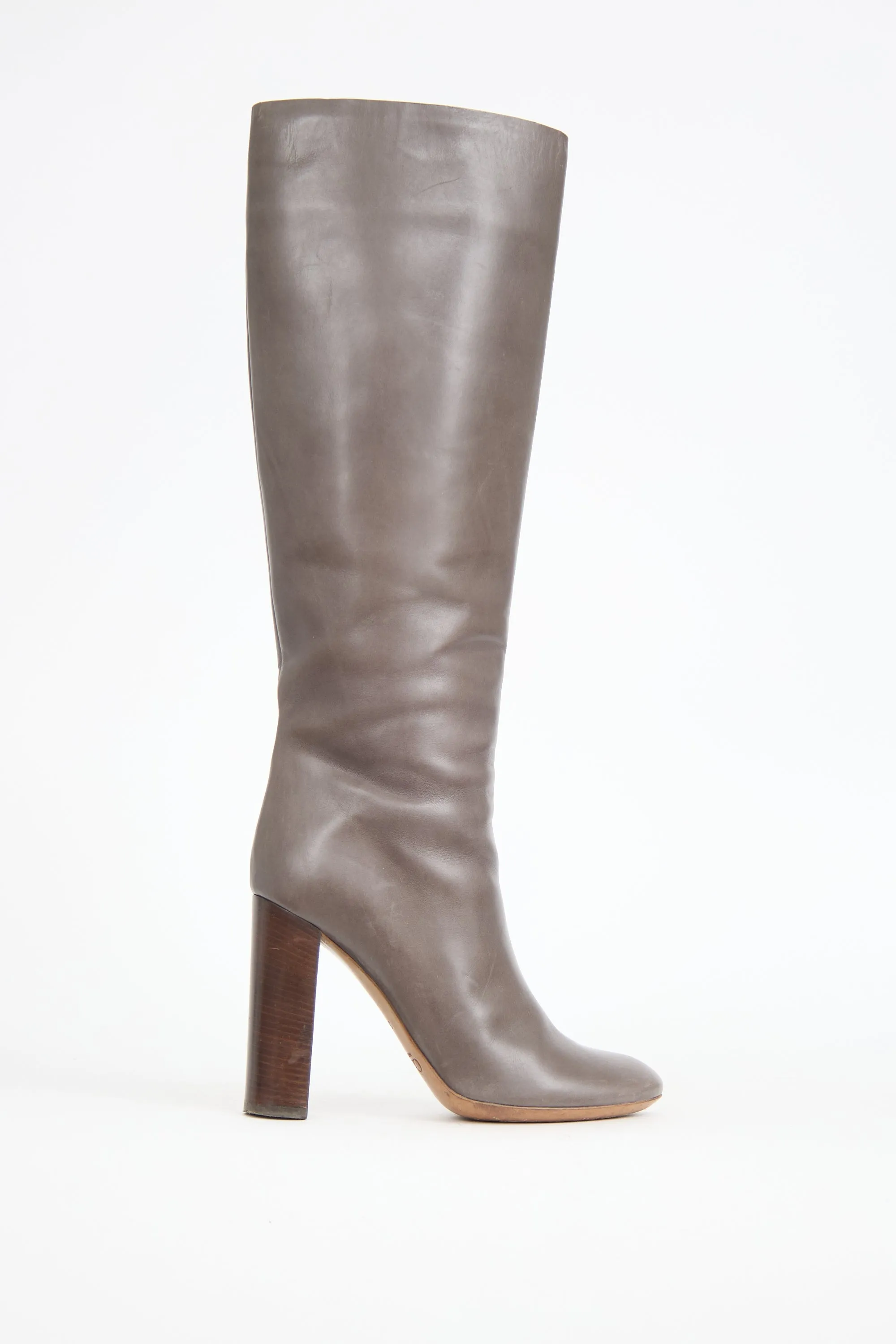 Leather Knee High Boot sold by VSP Consignment