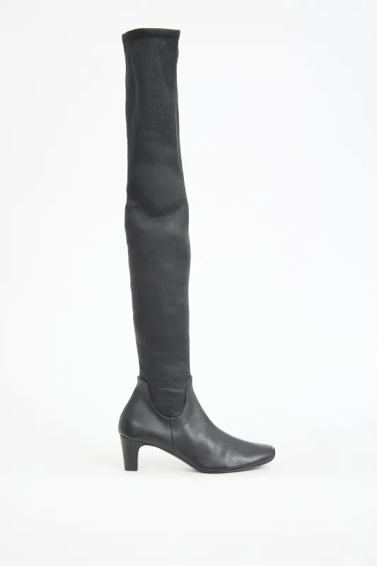 Leather Over The Knee Boot sold by VSP Consignment