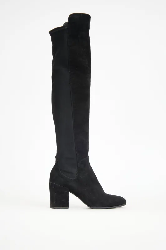 Suede Thigh High Boot sold by VSP Consignment