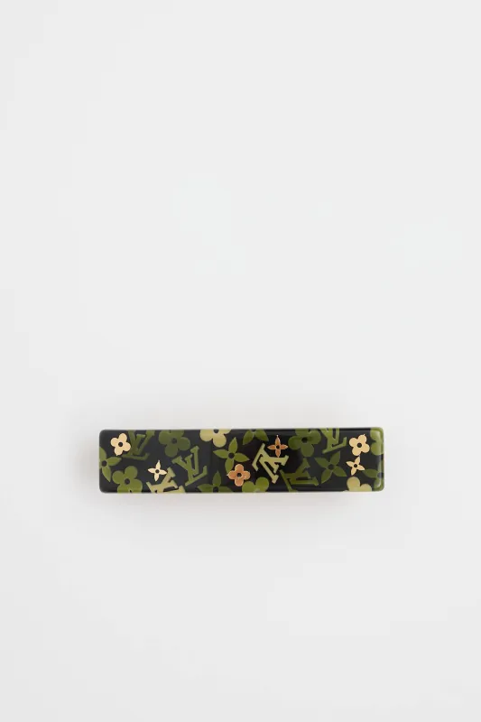 Monogram Inclusion Barrette sold by VSP Consignment