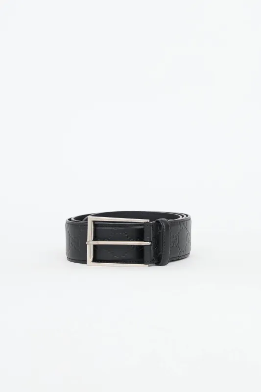 Leather GG Supreme Belt sold by VSP Consignment