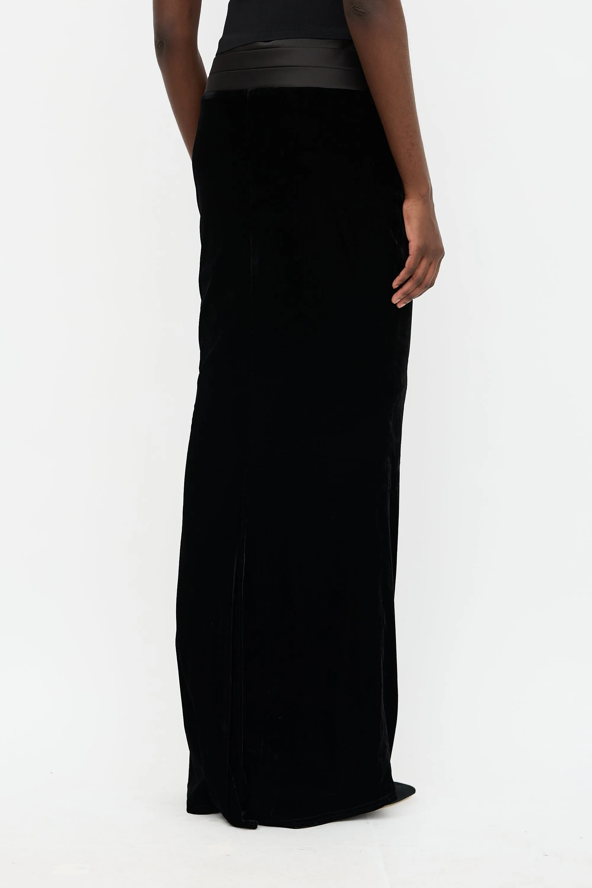 Velvet Maxi Skirt sold by VSP Consignment product image thumbnail 4