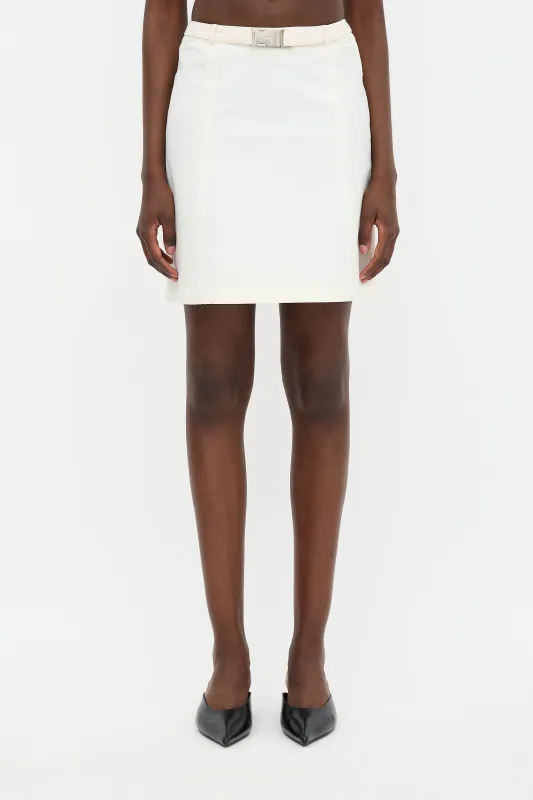 Vintage Belted Midi Skirt sold by VSP Consignment