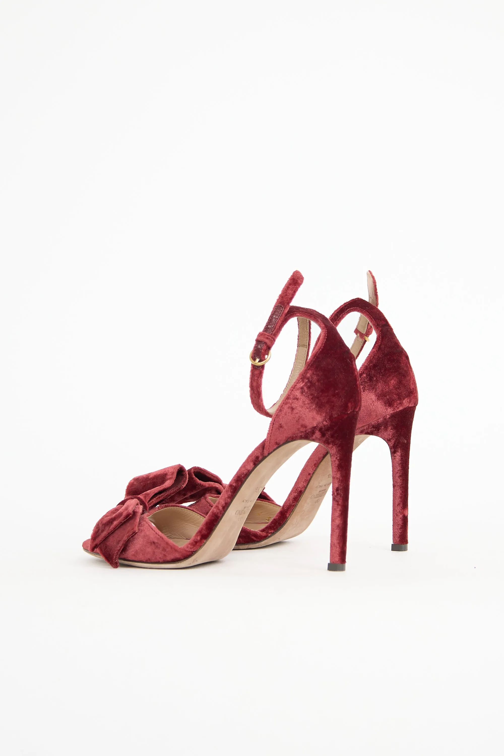 Velvet Bow Sandal sold by VSP Consignment product image thumbnail 4