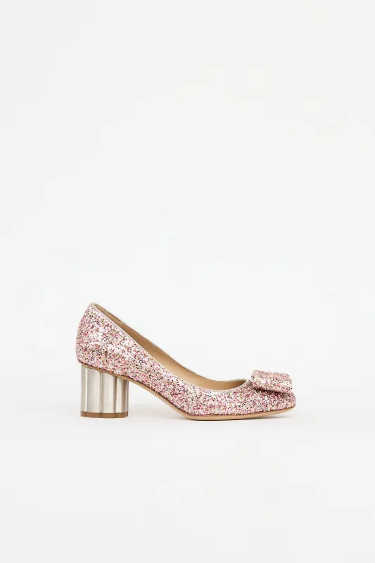 Glitter Capua Pump sold by VSP Consignment