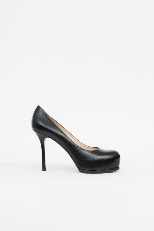 Leather Tribtoo Pump sold by VSP Consignment