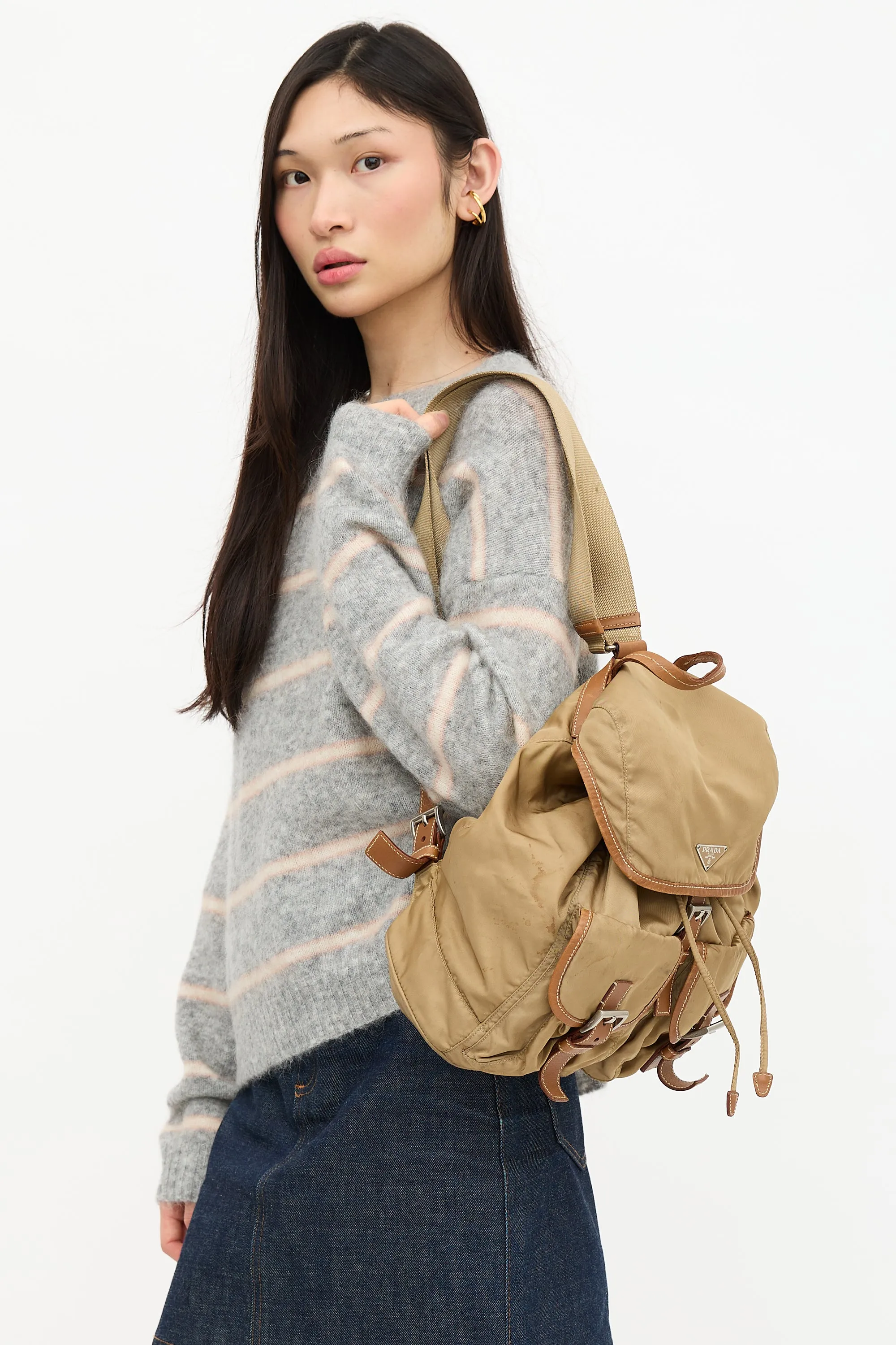 Nylon Logo Backpack sold by VSP Consignment