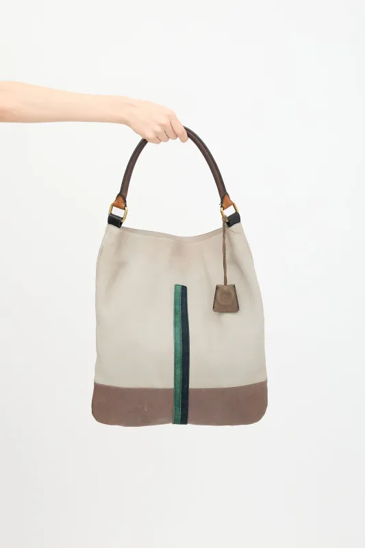 2010 Leather Racer Stripe Bag sold by VSP Consignment