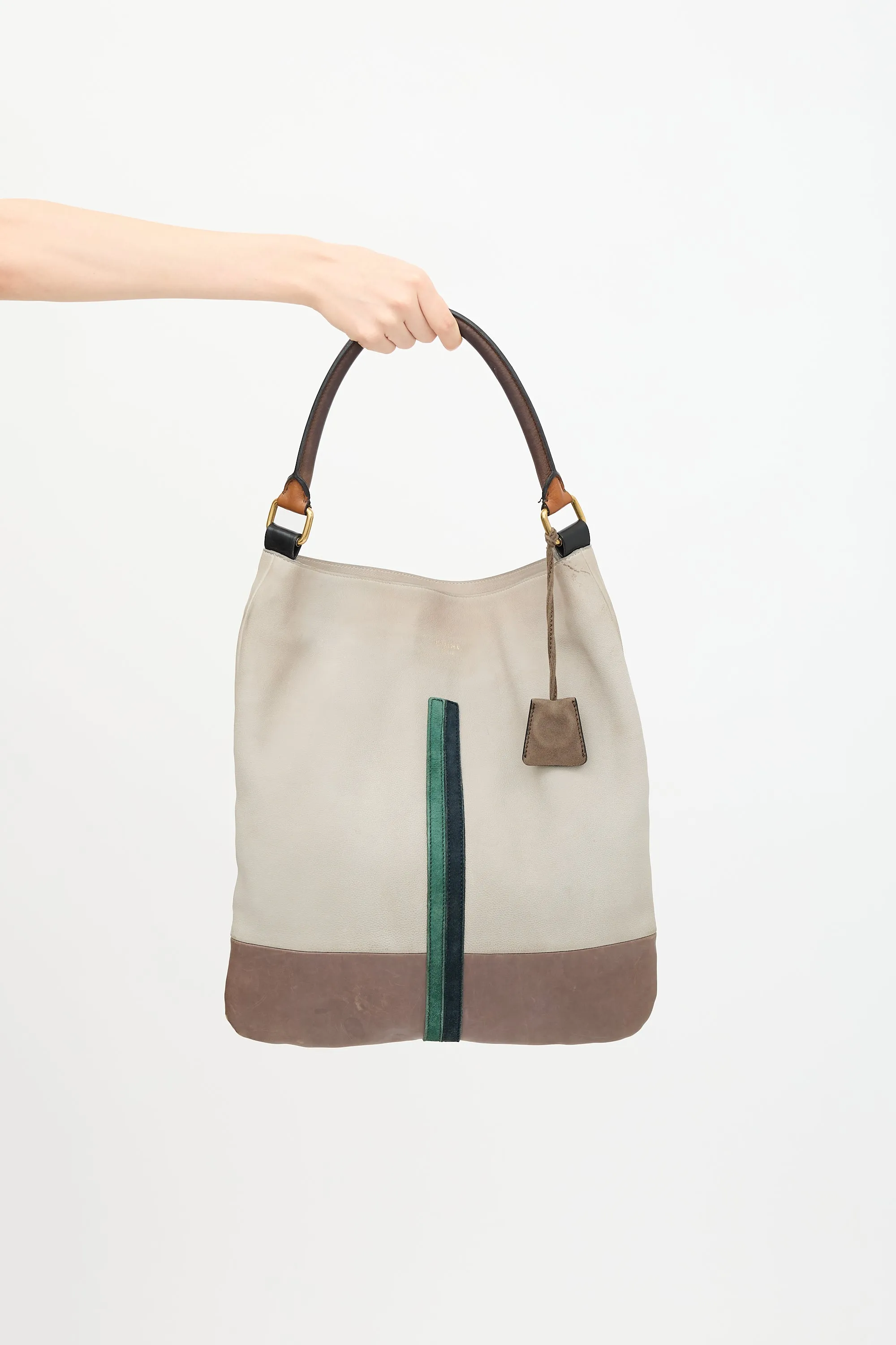 2010 Leather Racer Stripe Bag sold by VSP Consignment