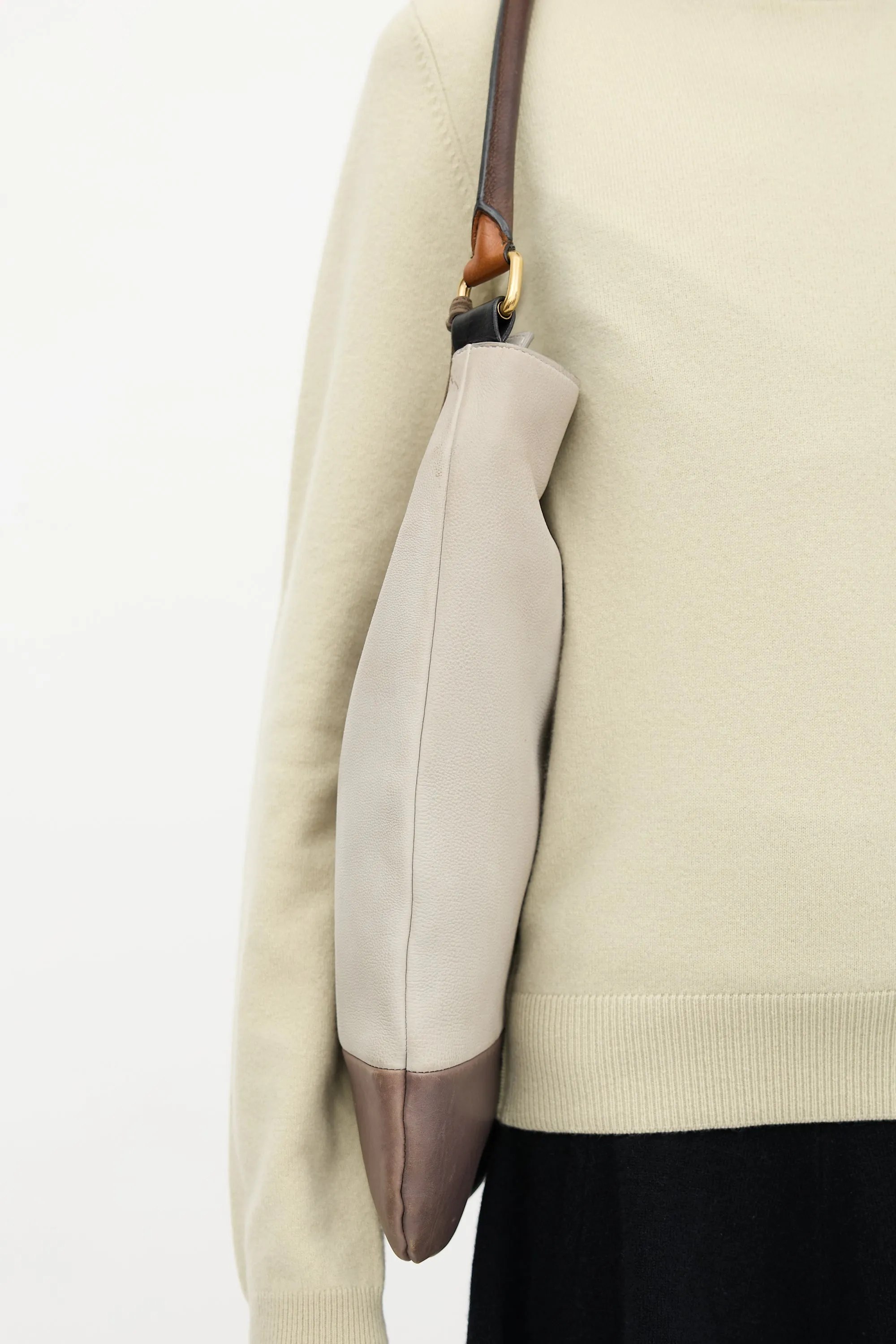 2010 Leather Racer Stripe Bag sold by VSP Consignment product image thumbnail 5