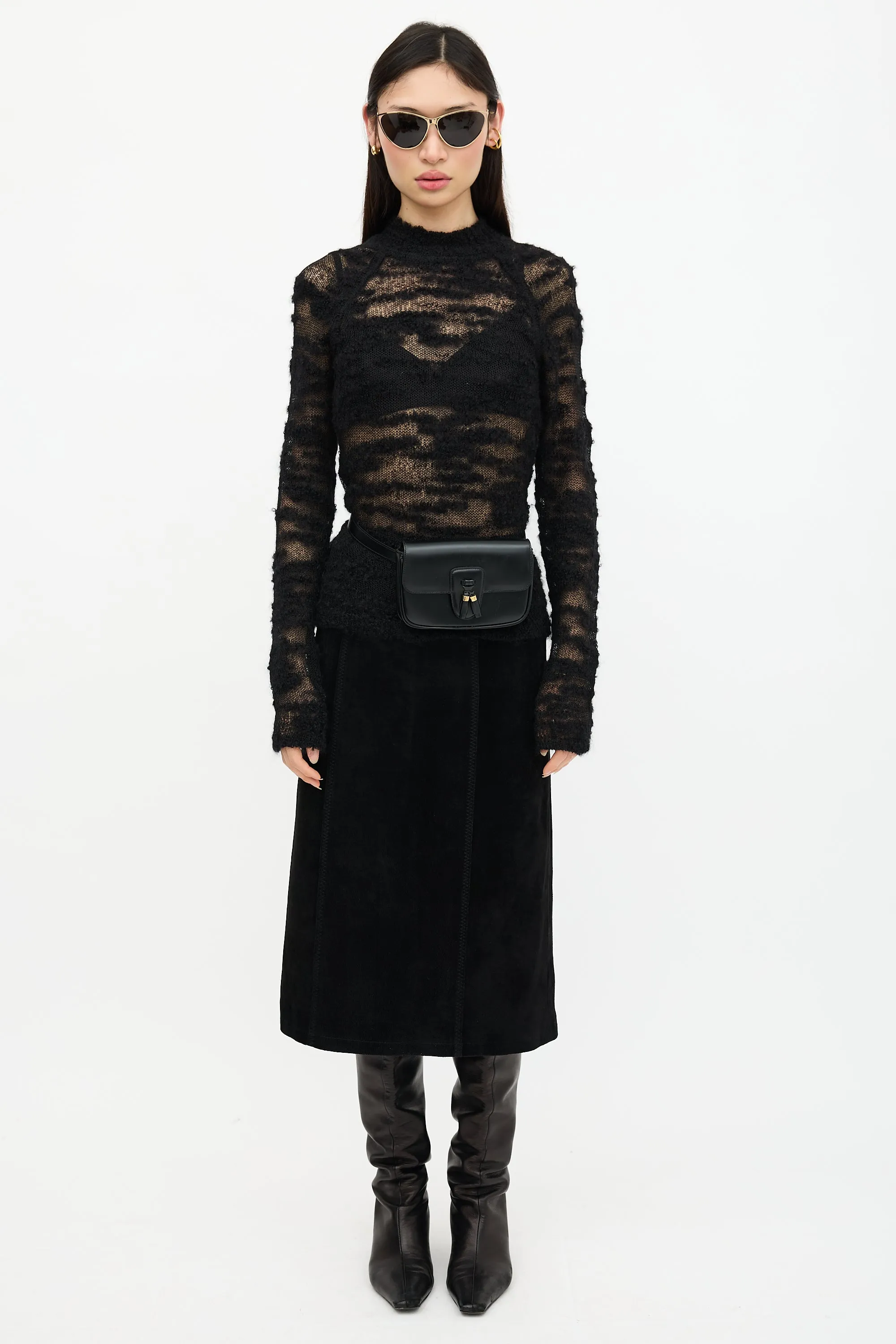 Leather Tassel Belt Bag sold by VSP Consignment product image thumbnail 3