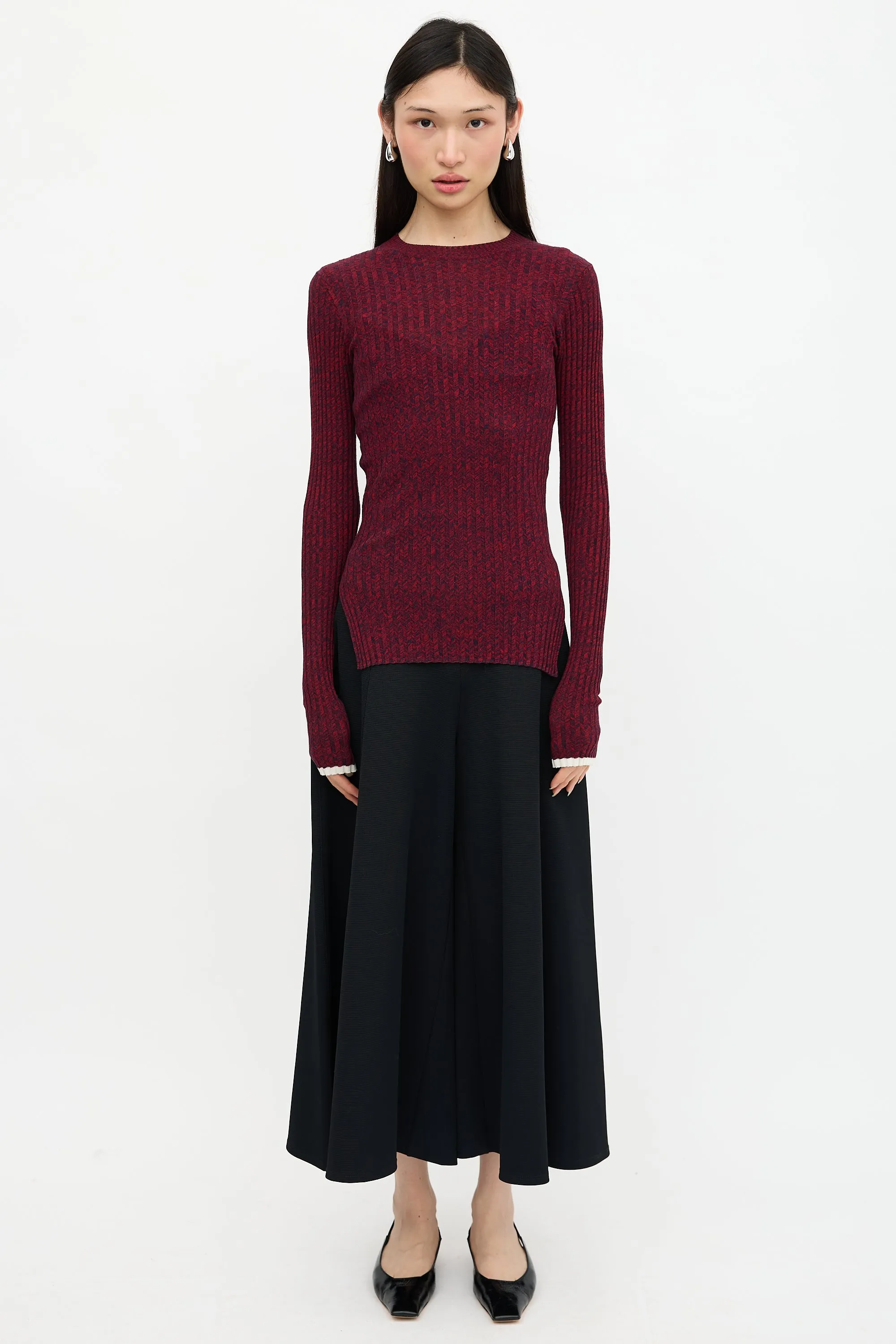 Ribbed Long Sleeve Top sold by VSP Consignment product image thumbnail 2