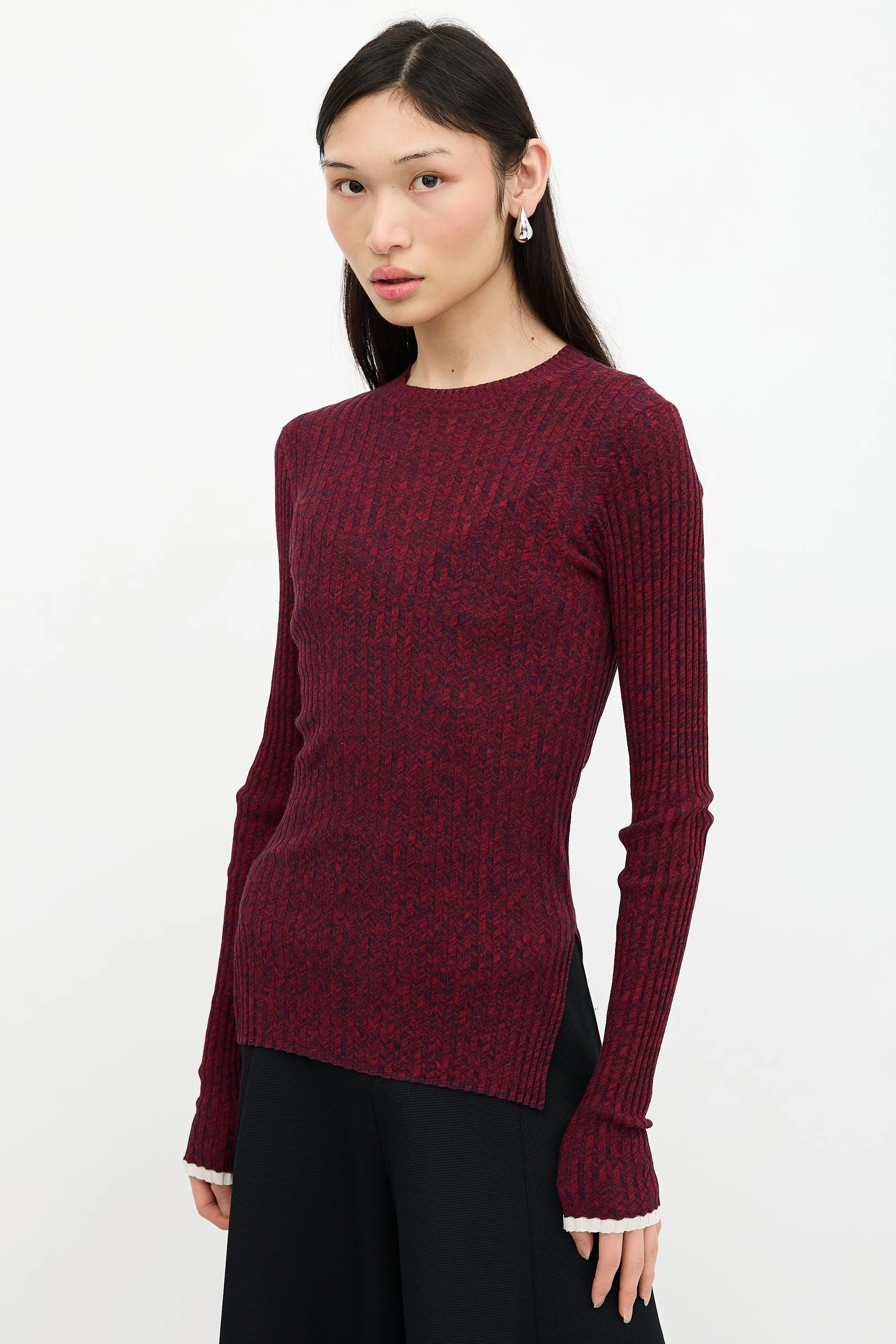 Ribbed Long Sleeve Top sold by VSP Consignment product image thumbnail 3