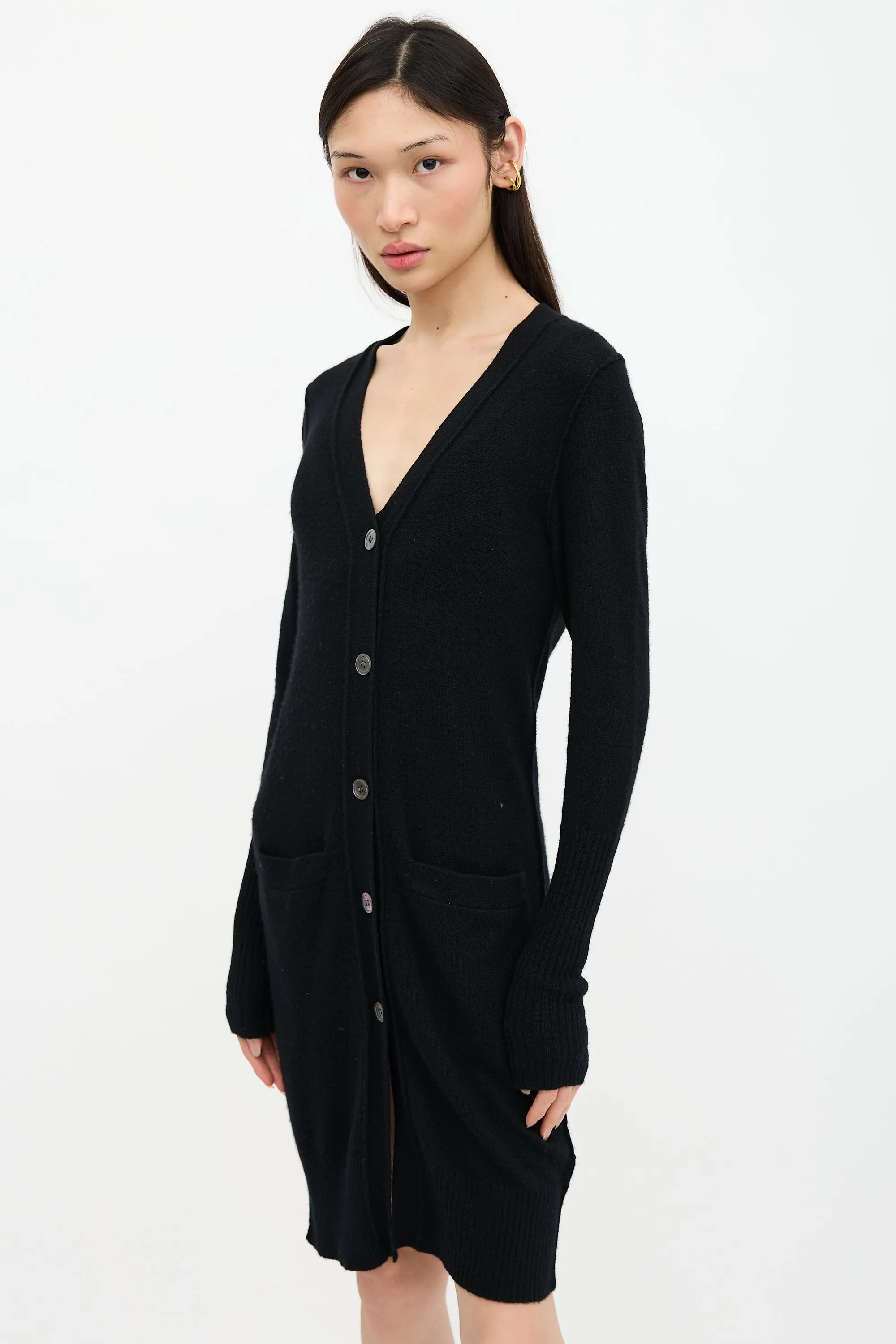 Cashmere Long Cardigan sold by VSP Consignment product image thumbnail 3