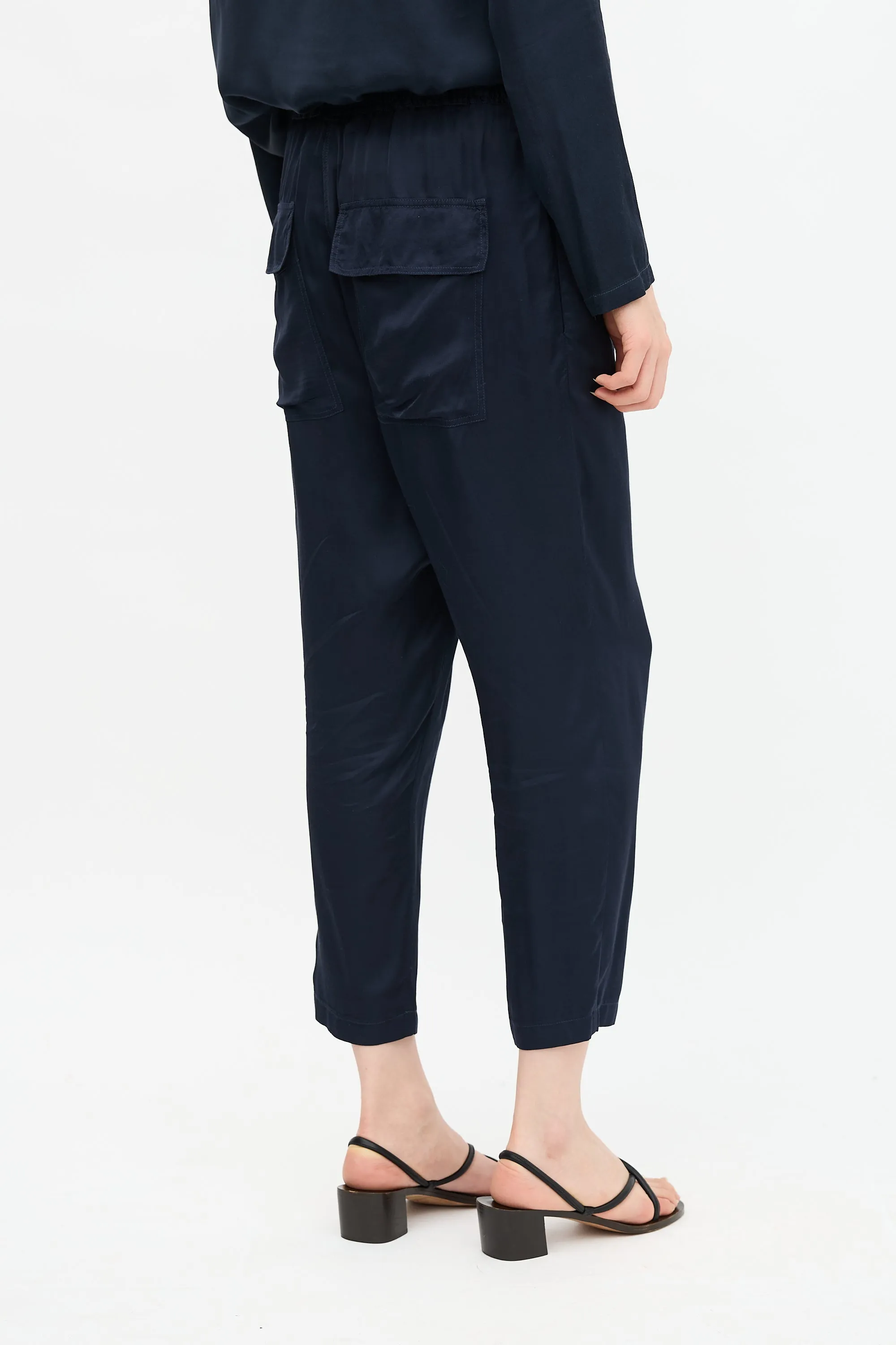 Satin Cropped Pant sold by VSP Consignment product image thumbnail 4