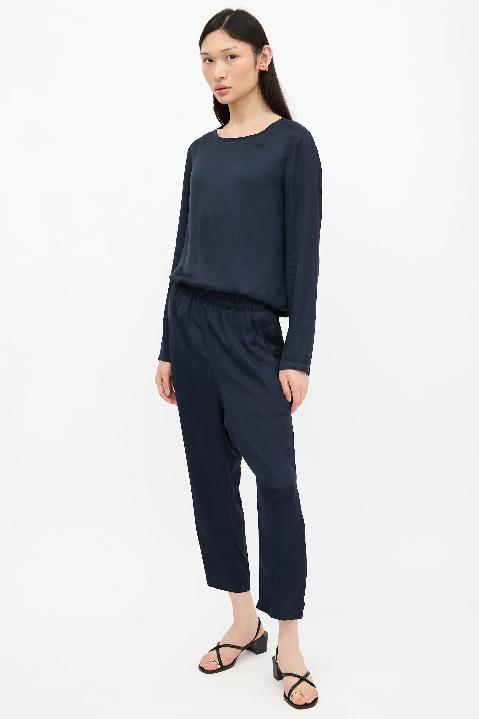 Satin Cropped Pant sold by VSP Consignment product image thumbnail 2