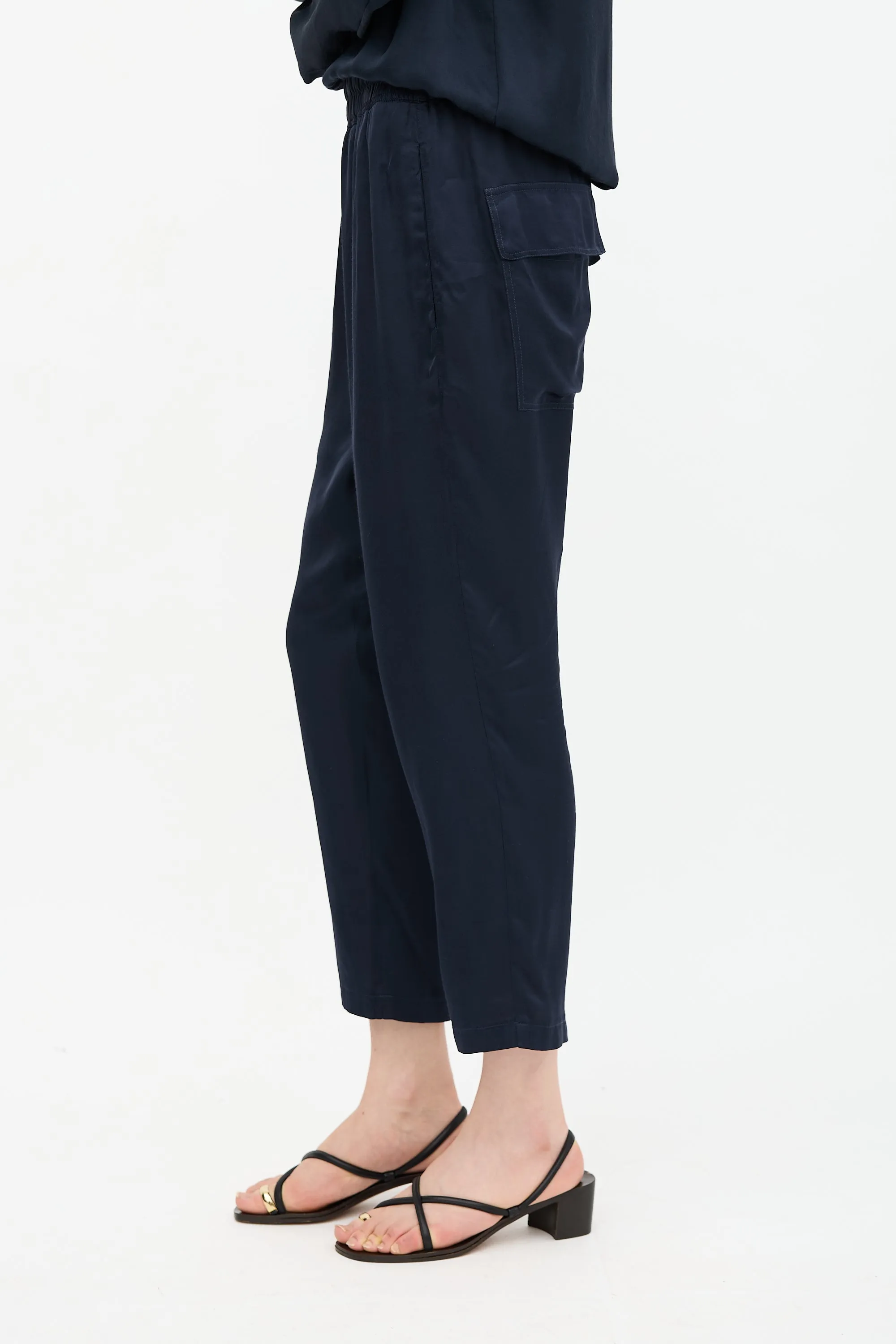Satin Cropped Pant sold by VSP Consignment product image thumbnail 3