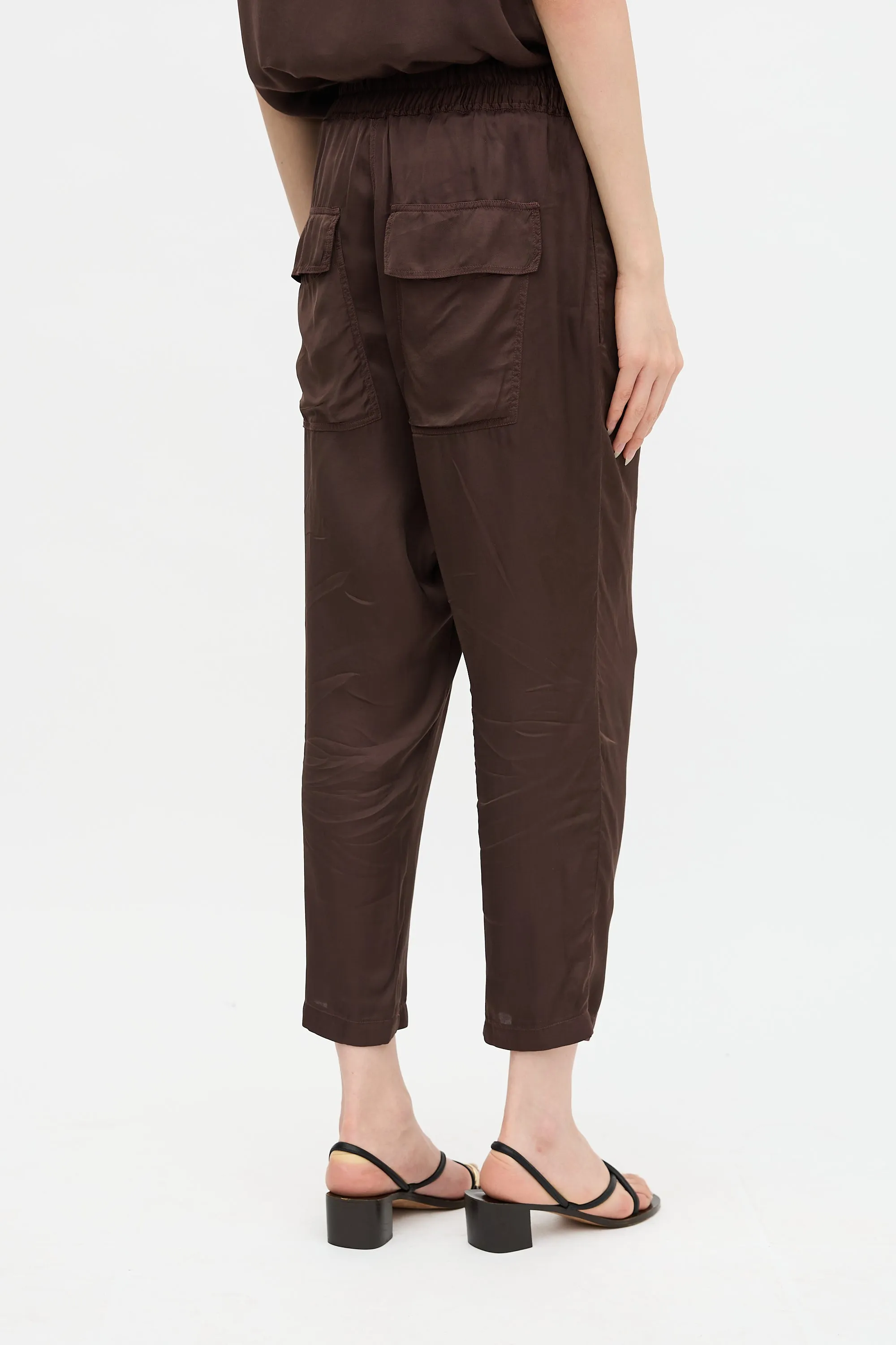 Satin Cropped Pant sold by VSP Consignment product image thumbnail 4
