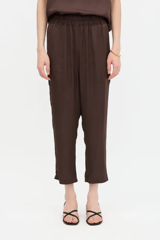 Satin Cropped Pant made by Nili Lotan