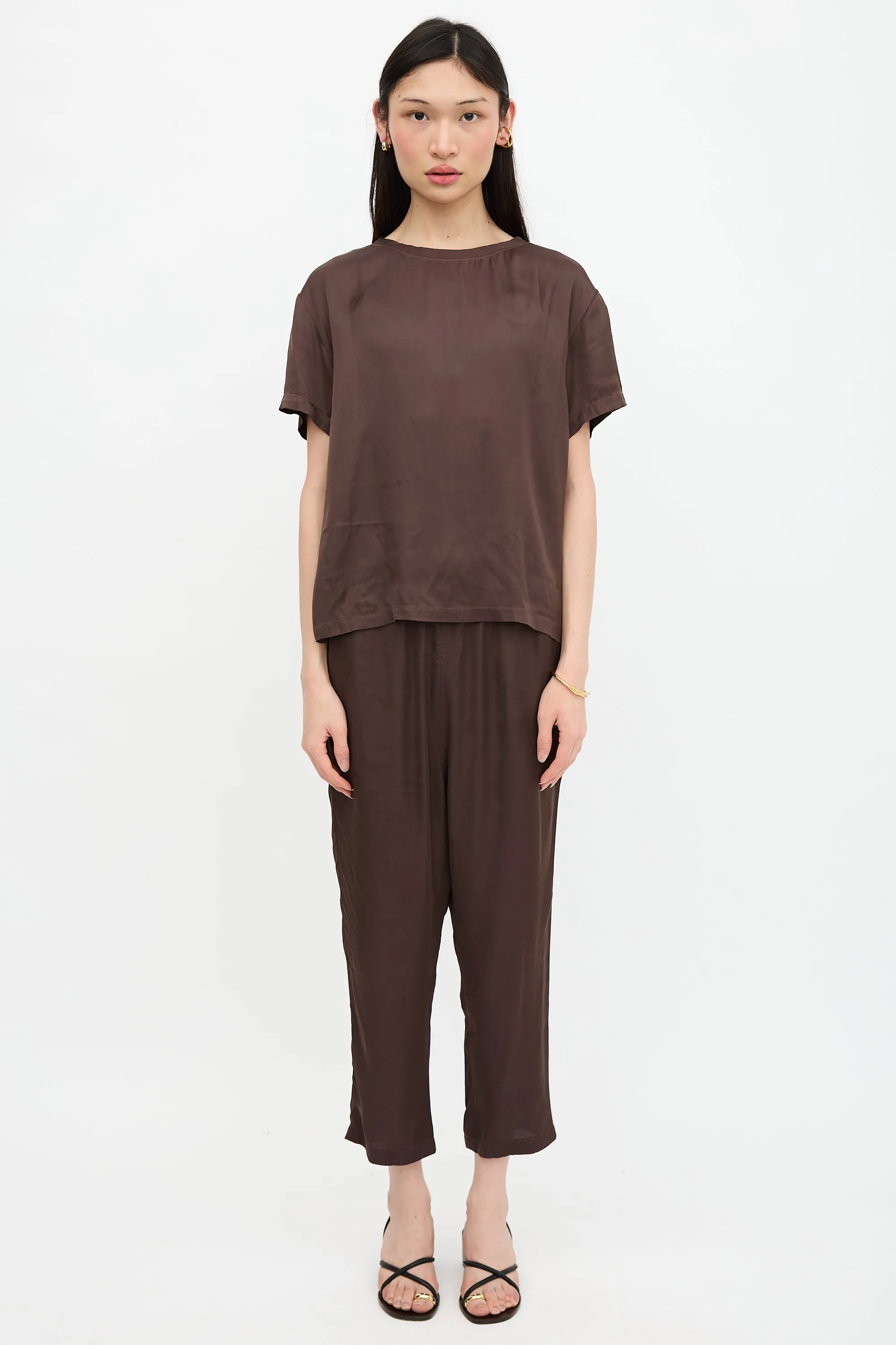 Satin Boxy T-Shirt sold by VSP Consignment product image thumbnail 2