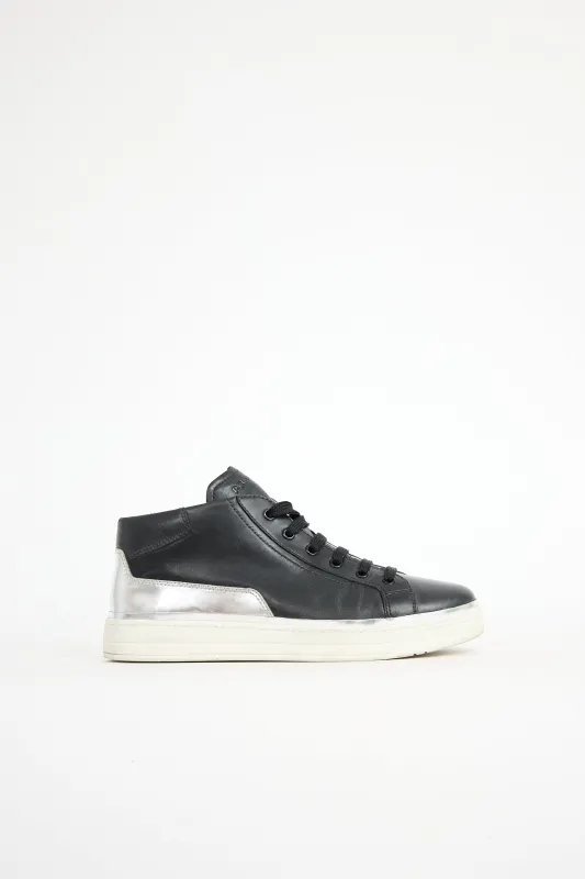 Sport Leather Mid Sneaker sold by VSP Consignment