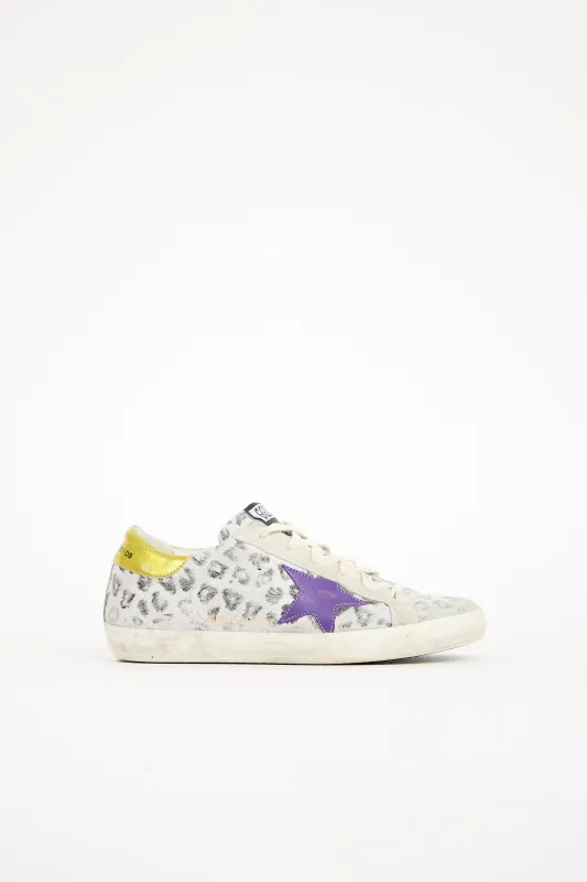Printed Suede Superstar Sneaker sold by VSP Consignment