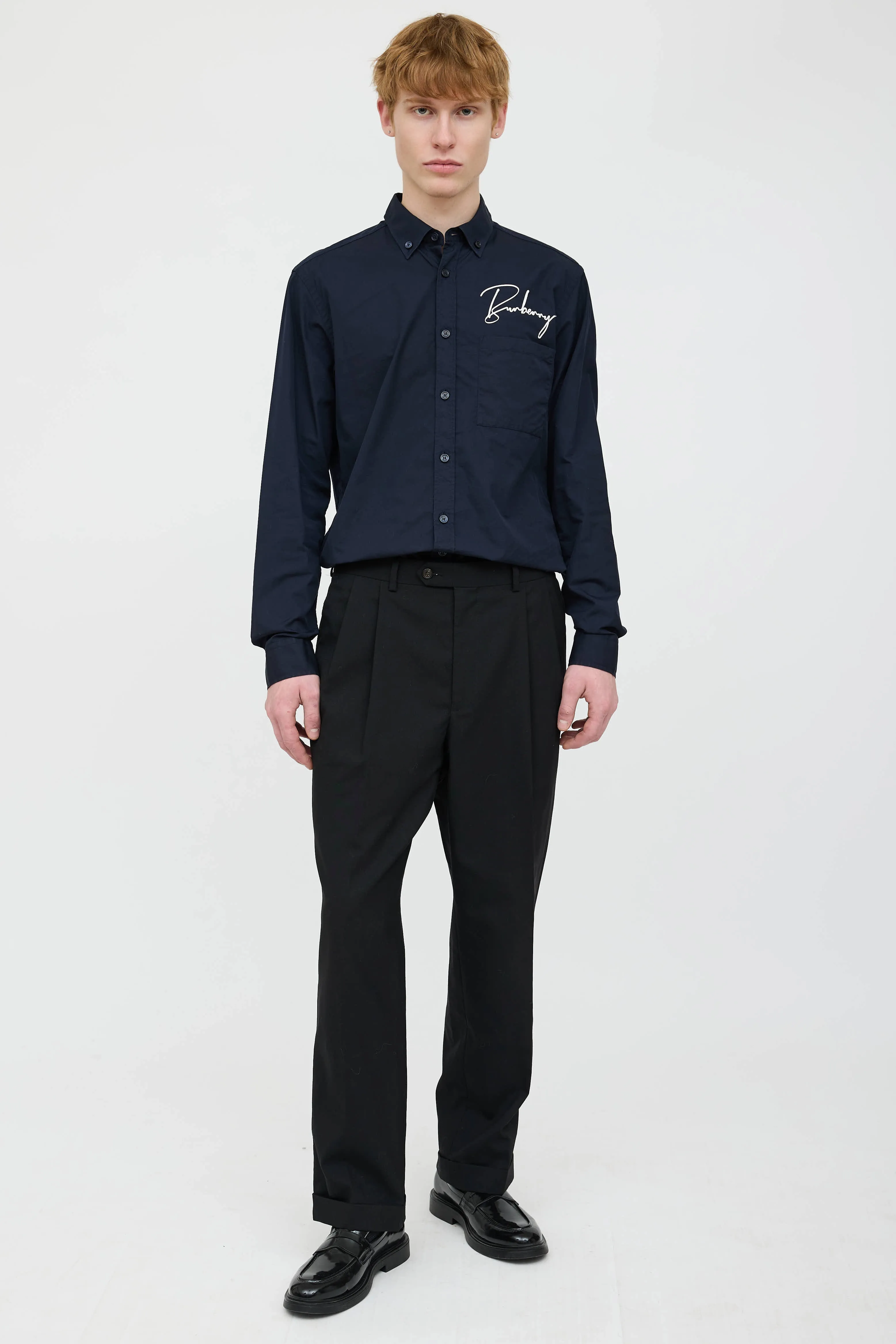 Logo Button Up Shirt sold by VSP Consignment product image thumbnail 5