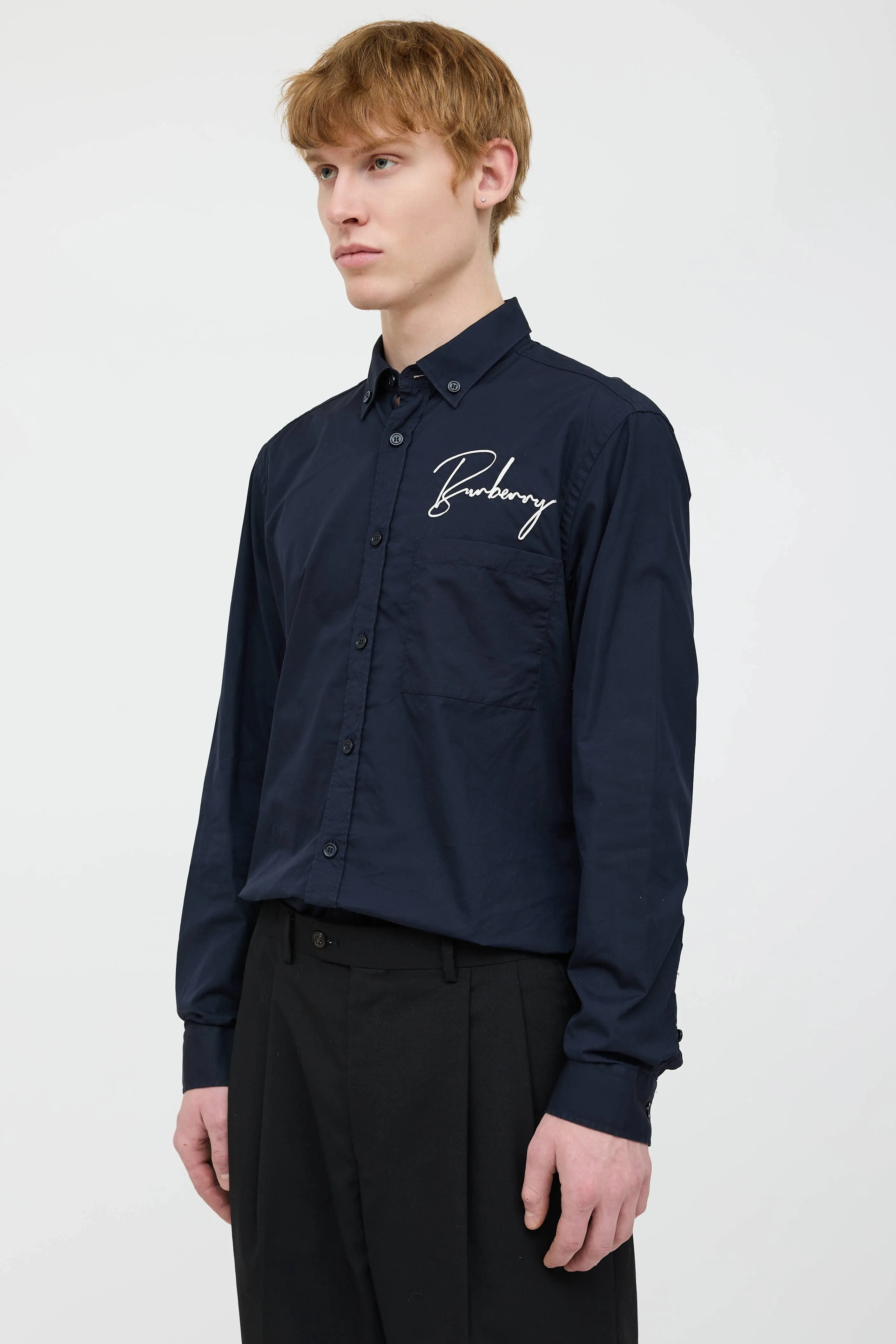 Logo Button Up Shirt sold by VSP Consignment product image thumbnail 3