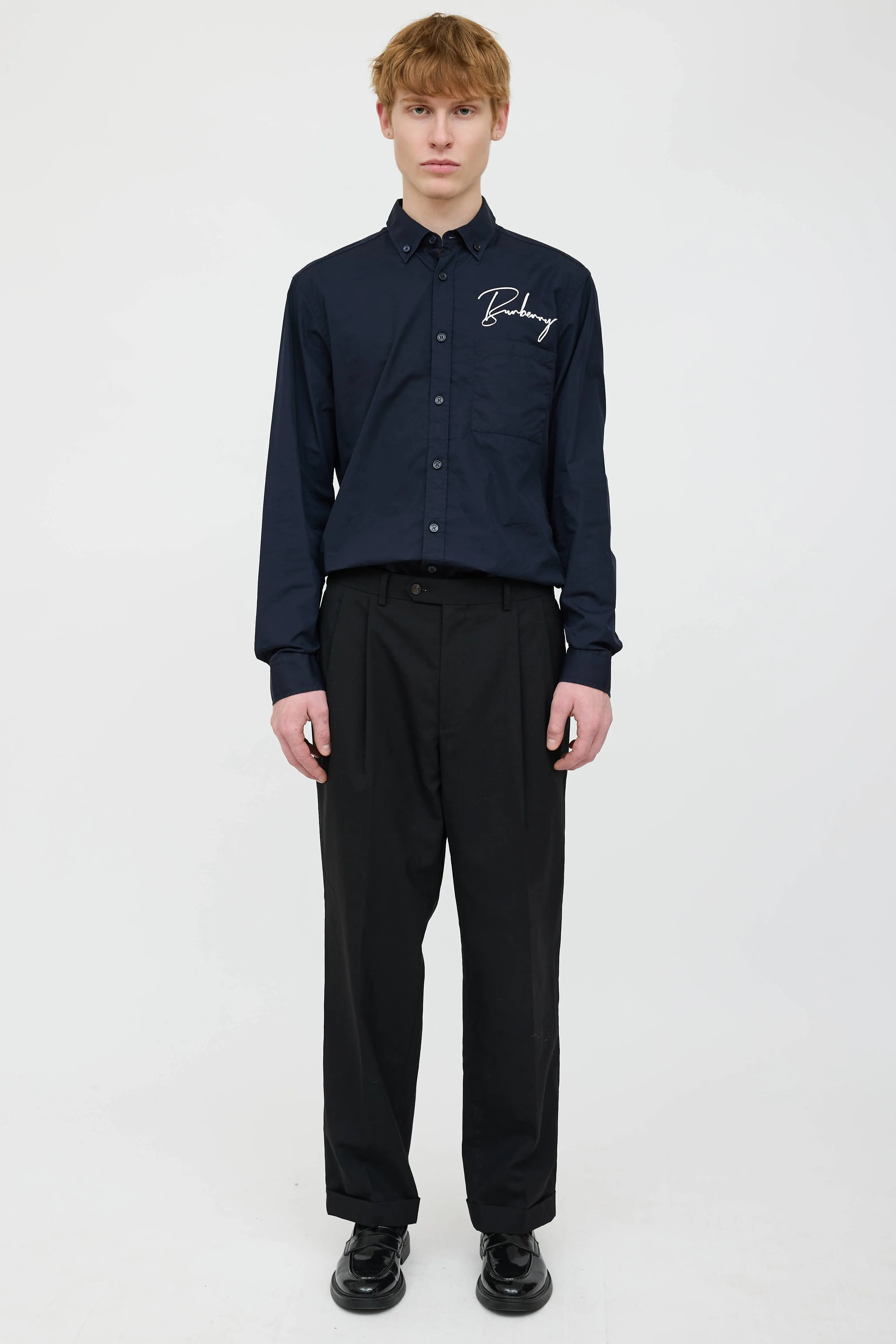 Logo Button Up Shirt sold by VSP Consignment product image thumbnail 2